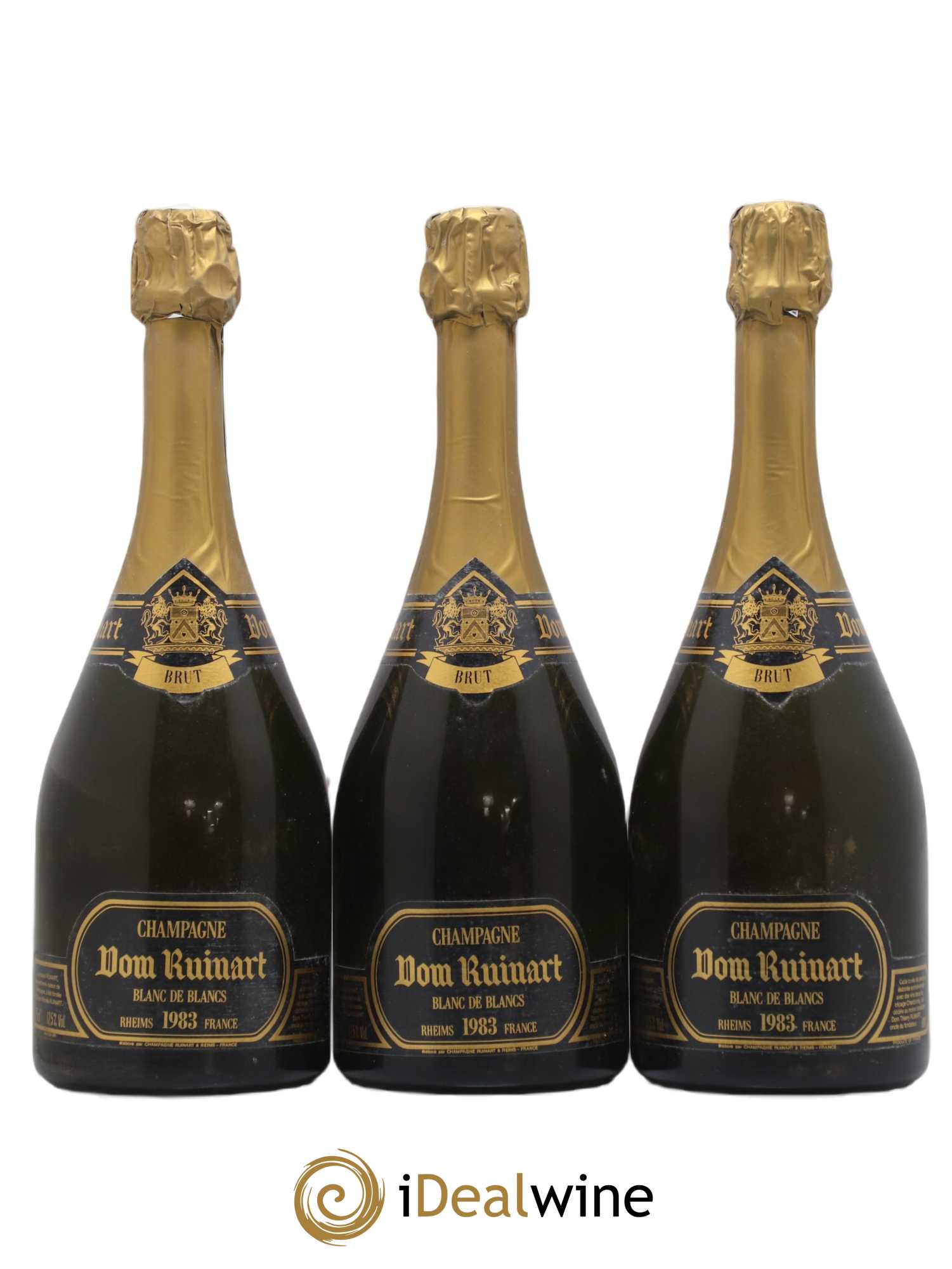 Dom Ruinart Brut Ruinart 1983 - Lot de 3 bouteilles - 0