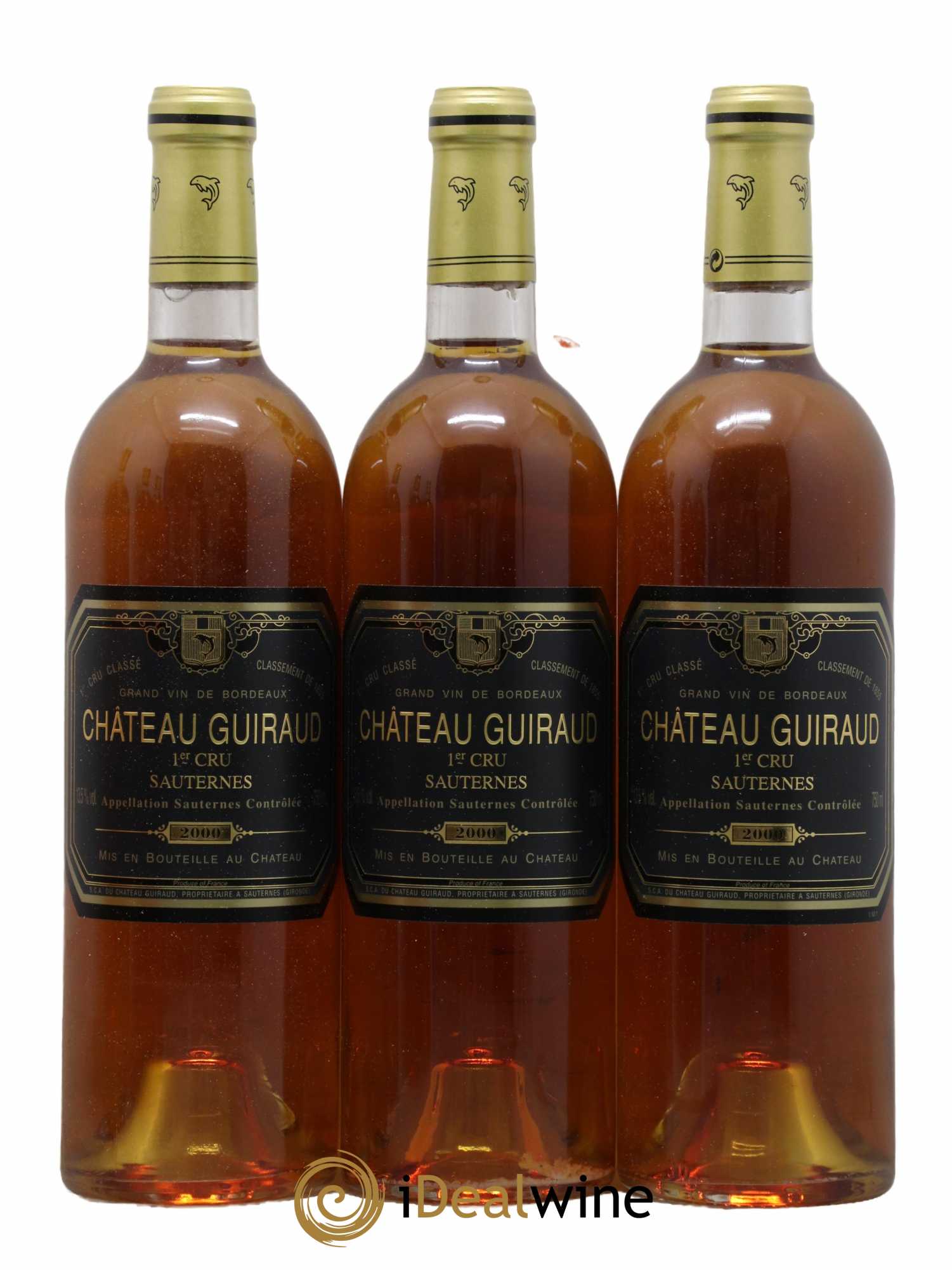 Château Guiraud 1er Grand Cru Classé 2000 - Lotto di 6 bottiglie - 1