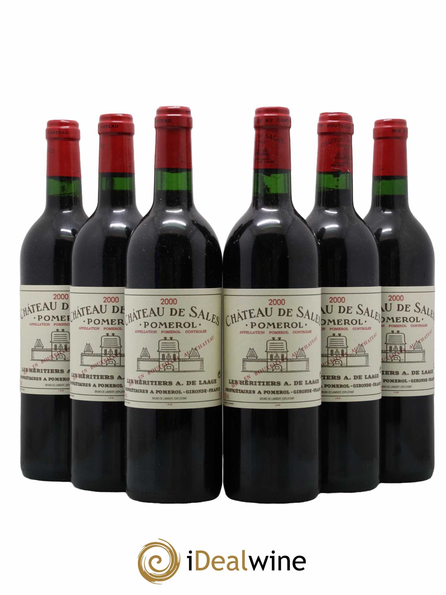 Château de Sales 2000 - Lot de 6 bouteilles - 0