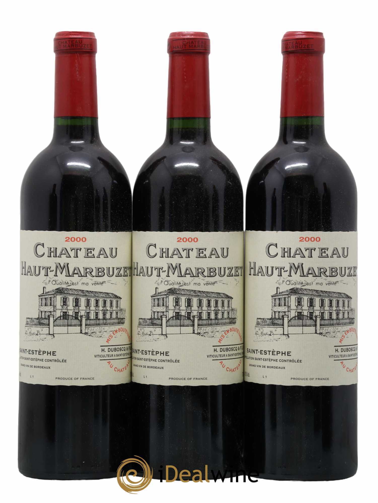Château Haut Marbuzet 2000 - Lot de 6 bouteilles - 2