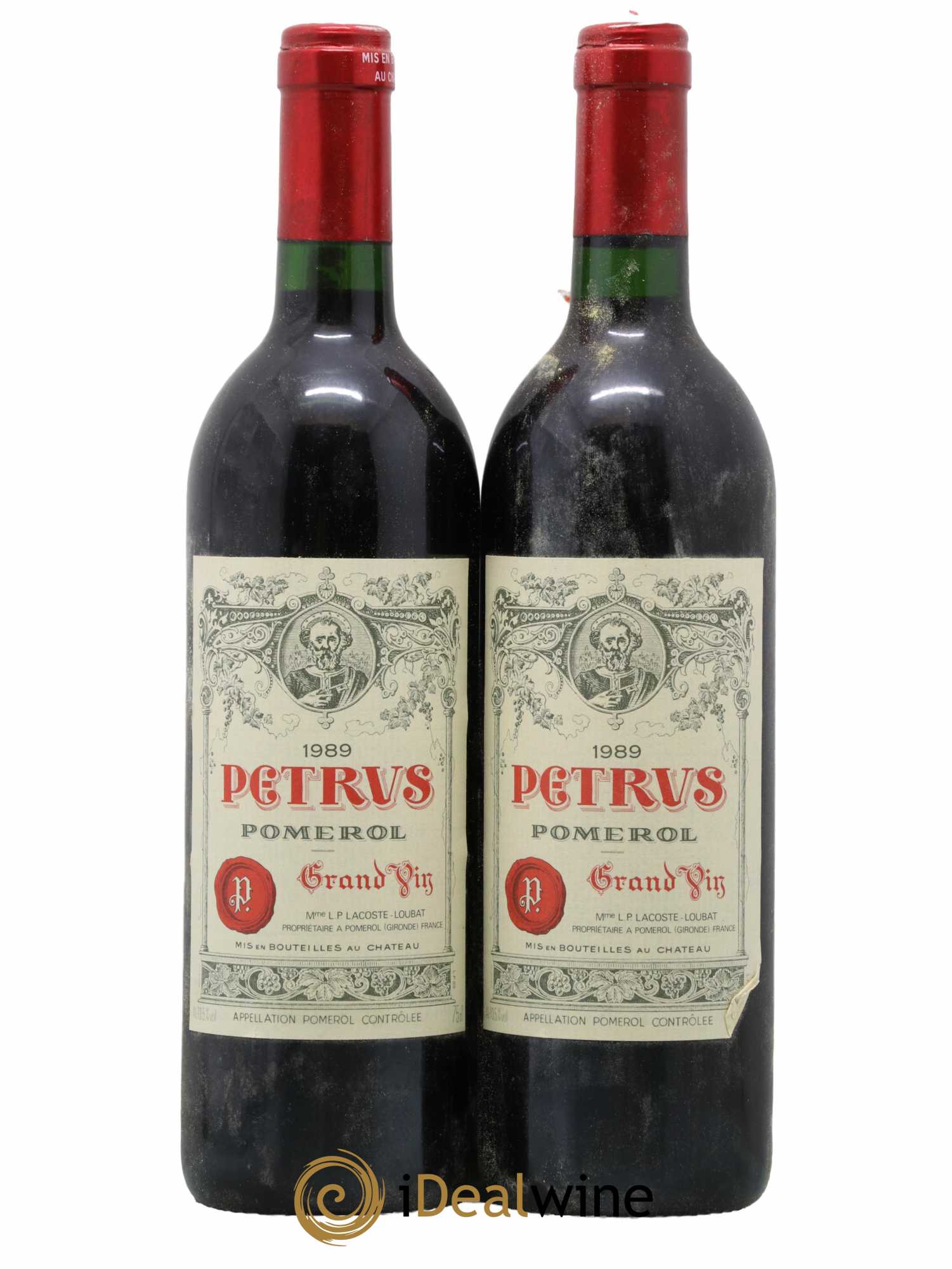 Petrus 1989 - Lot de 2 bouteilles - 0