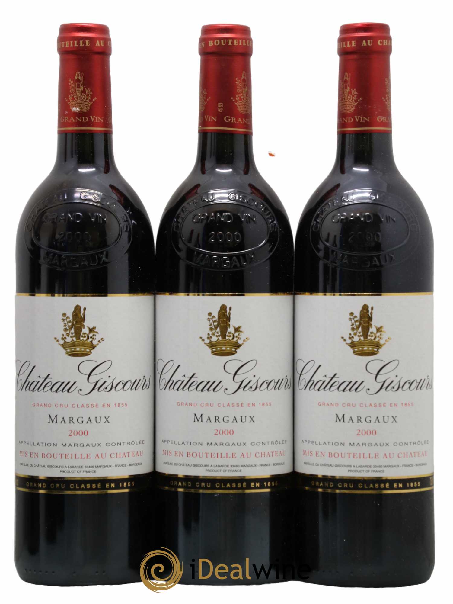 Château Giscours 3ème Grand Cru Classé 2000 - Lot de 6 bouteilles - 1