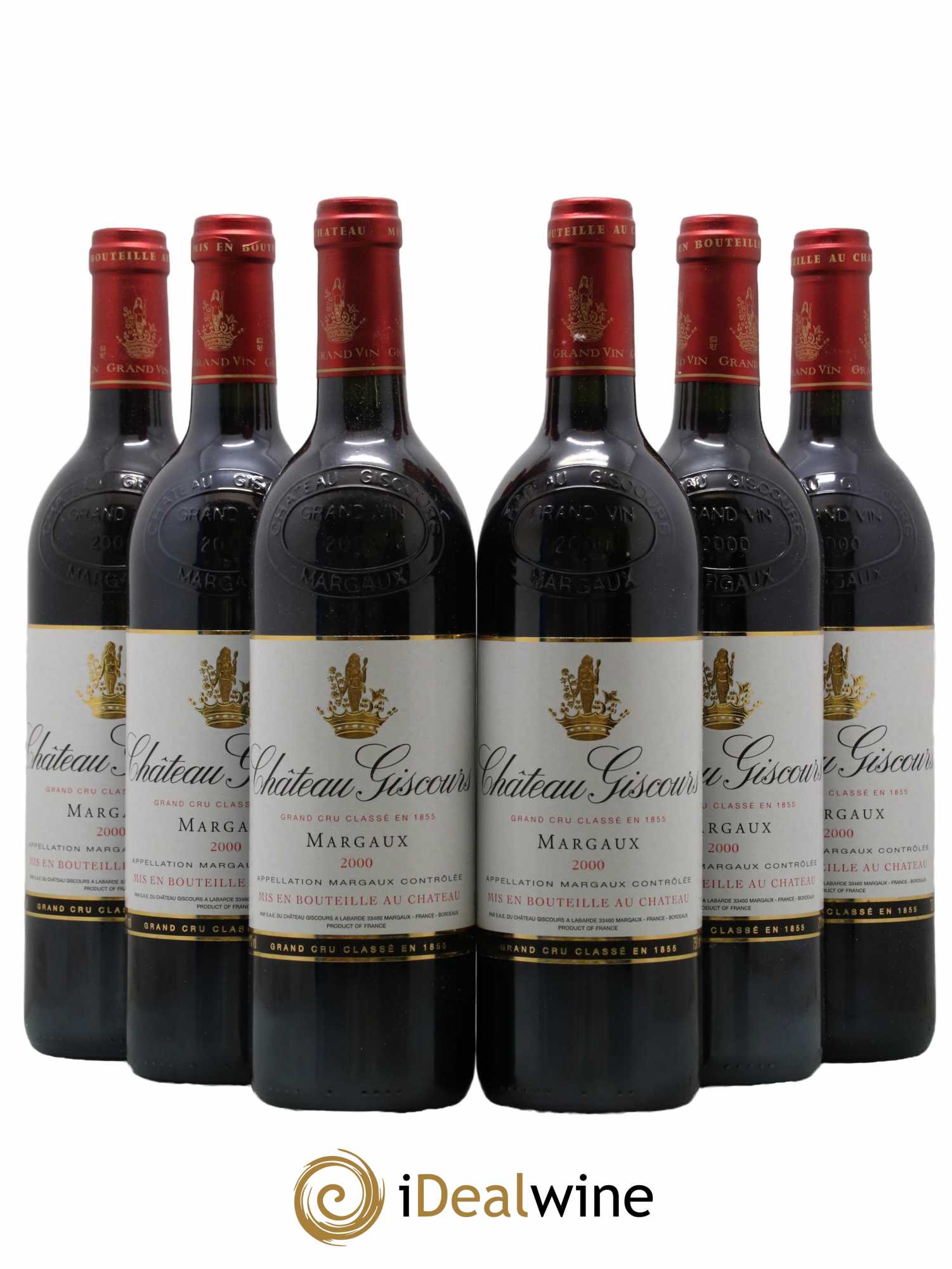 Château Giscours 3ème Grand Cru Classé 2000 - Lot de 6 bouteilles - 0
