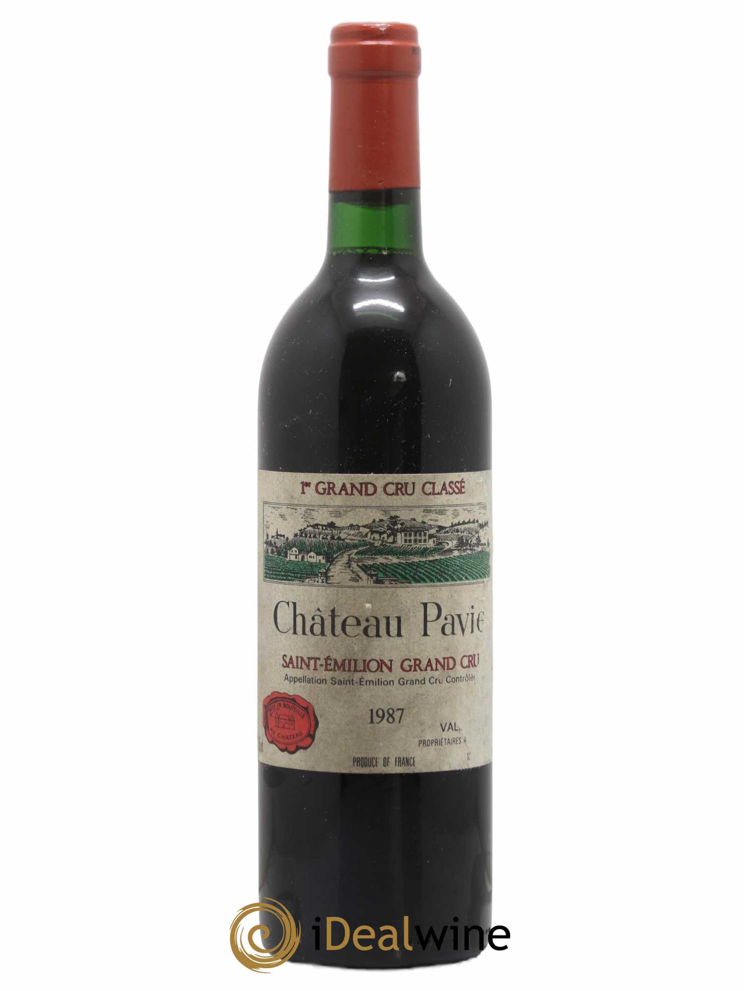 Château Pavie 1er Grand Cru Classé A 1987 - Lot de 1 bouteille - 0