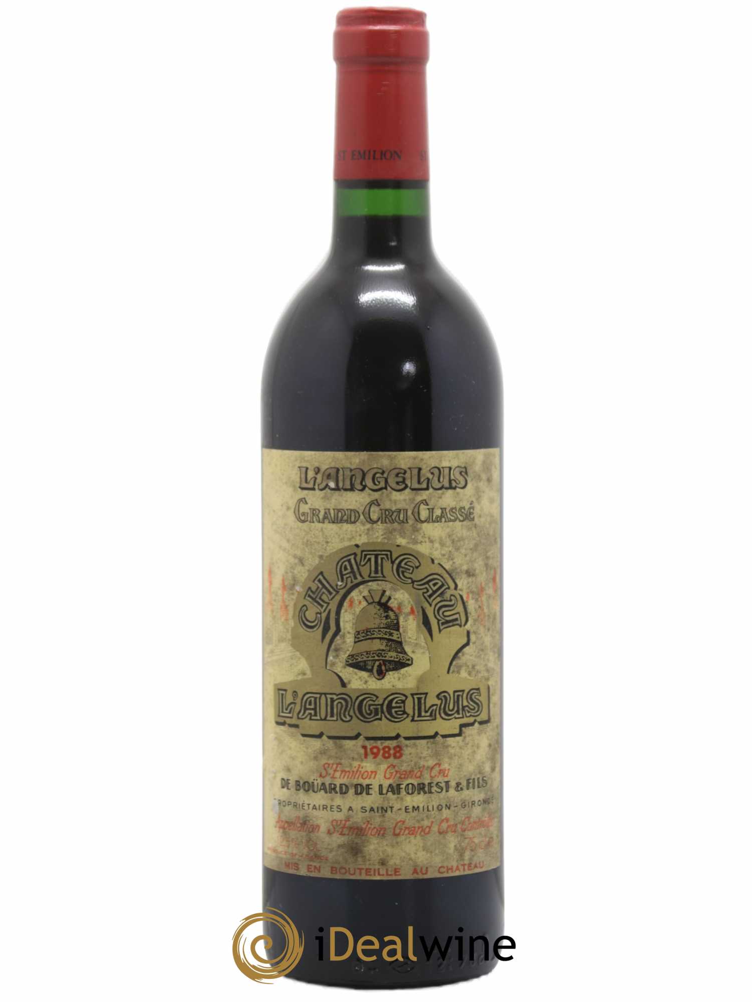 Château Angélus 1er Grand Cru Classé A 1988 - Lot de 1 bouteille - 0