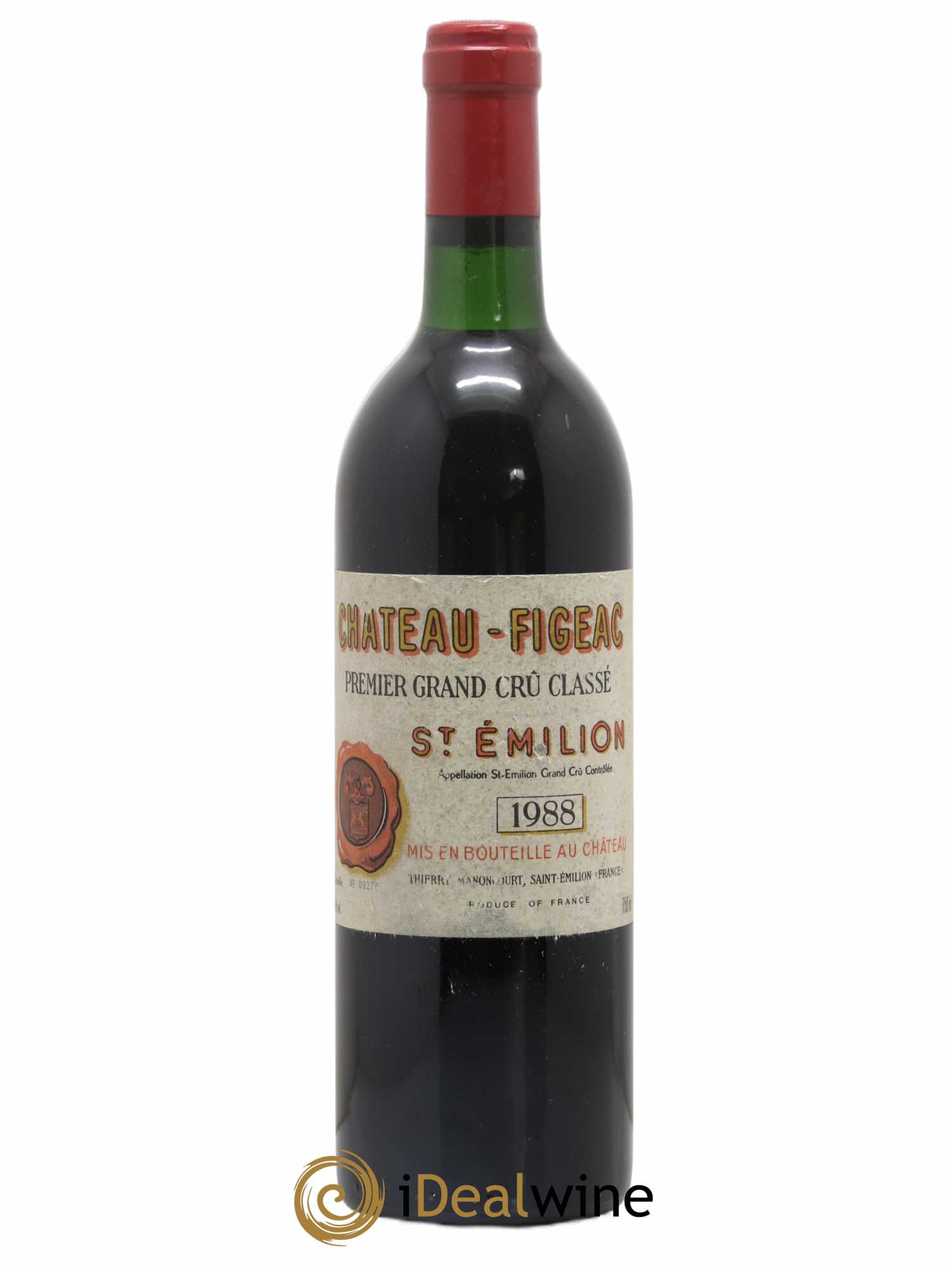 Château Figeac 1er Grand Cru Classé A 1988 - Lot de 1 bouteille - 0