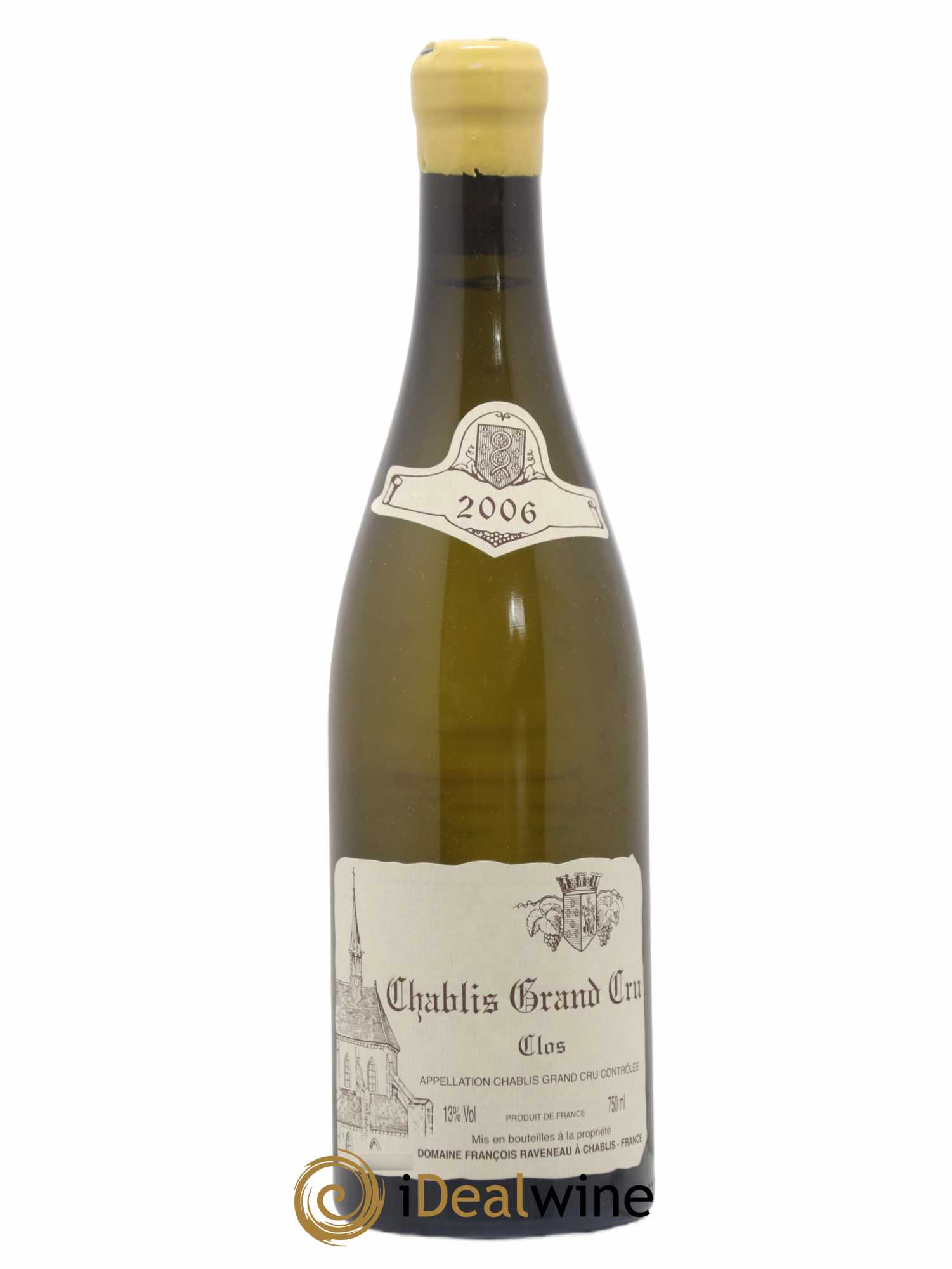 Chablis Grand Cru Clos Raveneau (Domaine) 2006 - Lot de 1 bouteille - 0