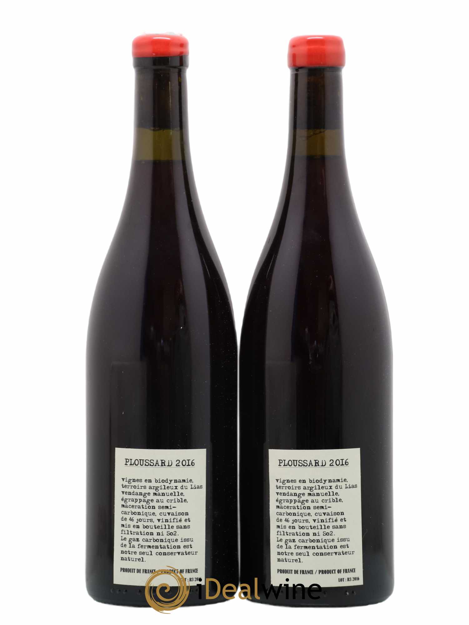 Arbois-Pupillin Ploussard Adeline Houillon & Renaud Bruyère 2016 - Posten von 2 Flaschen - 1