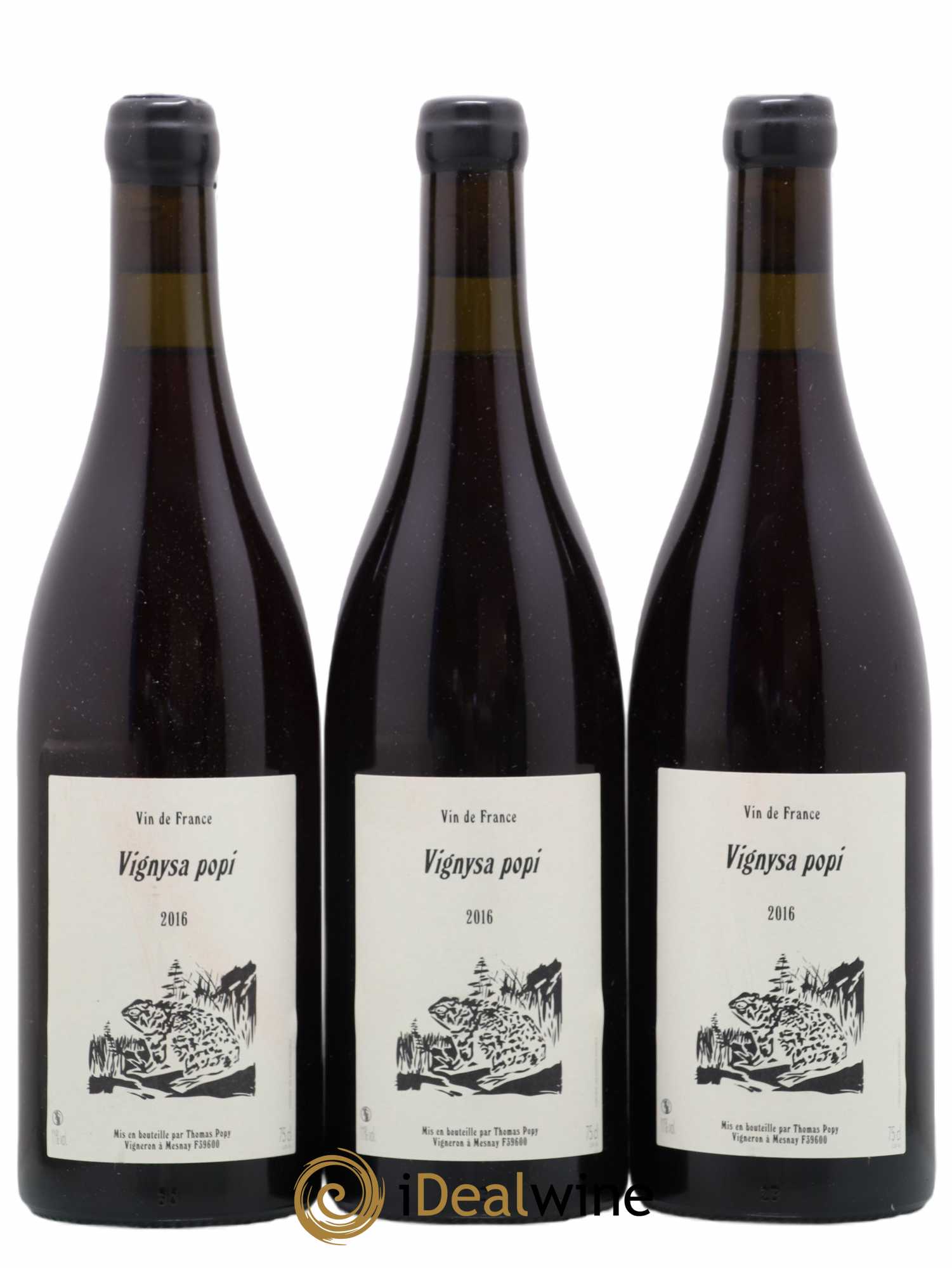 Vin de France Vignysa Popi Thomas Popy 2016 - Lot de 3 bouteilles - 0