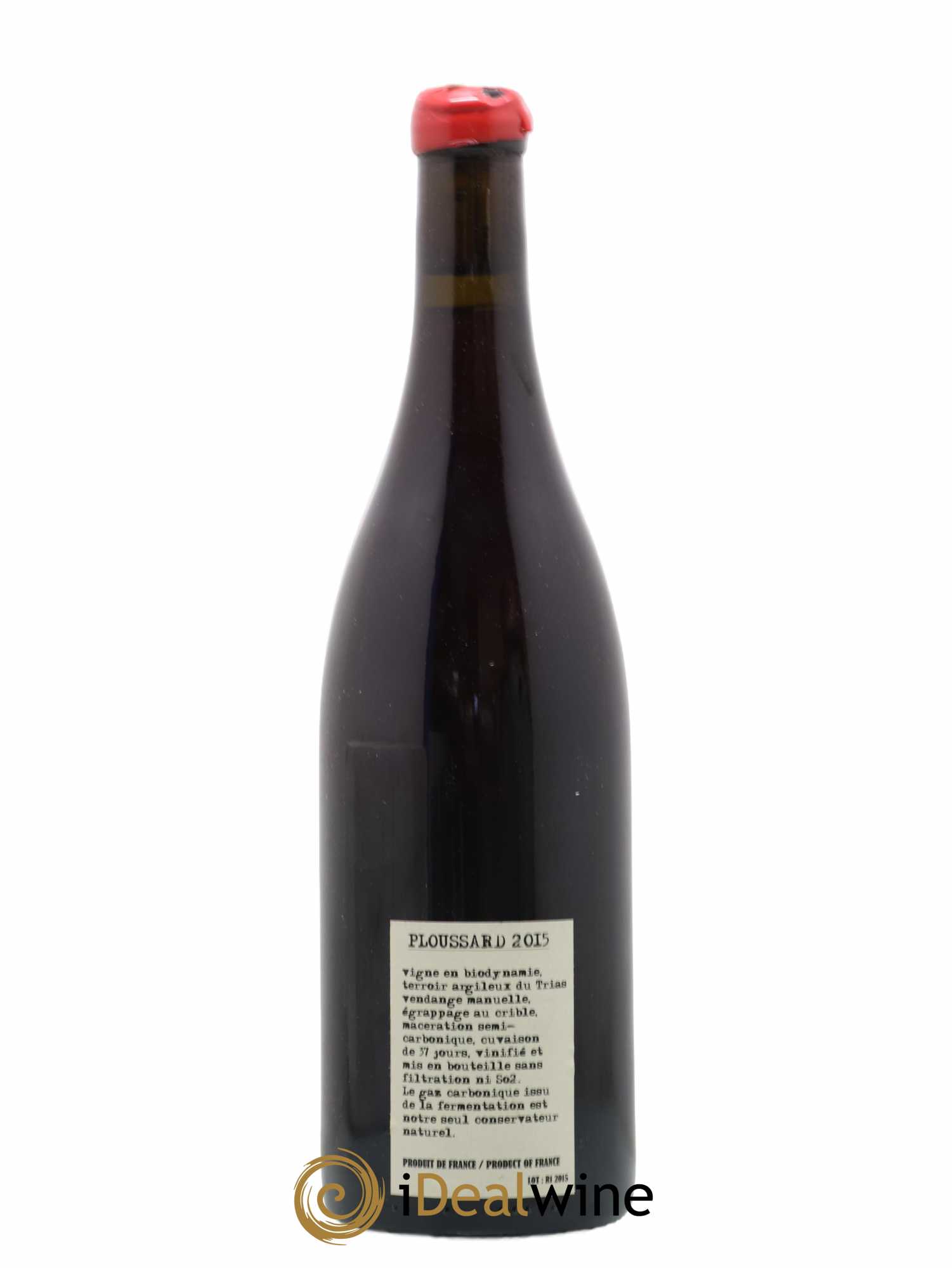 Arbois-Pupillin Ploussard Adeline Houillon & Renaud Bruyère 2015 - Lot de 1 bouteille - 1