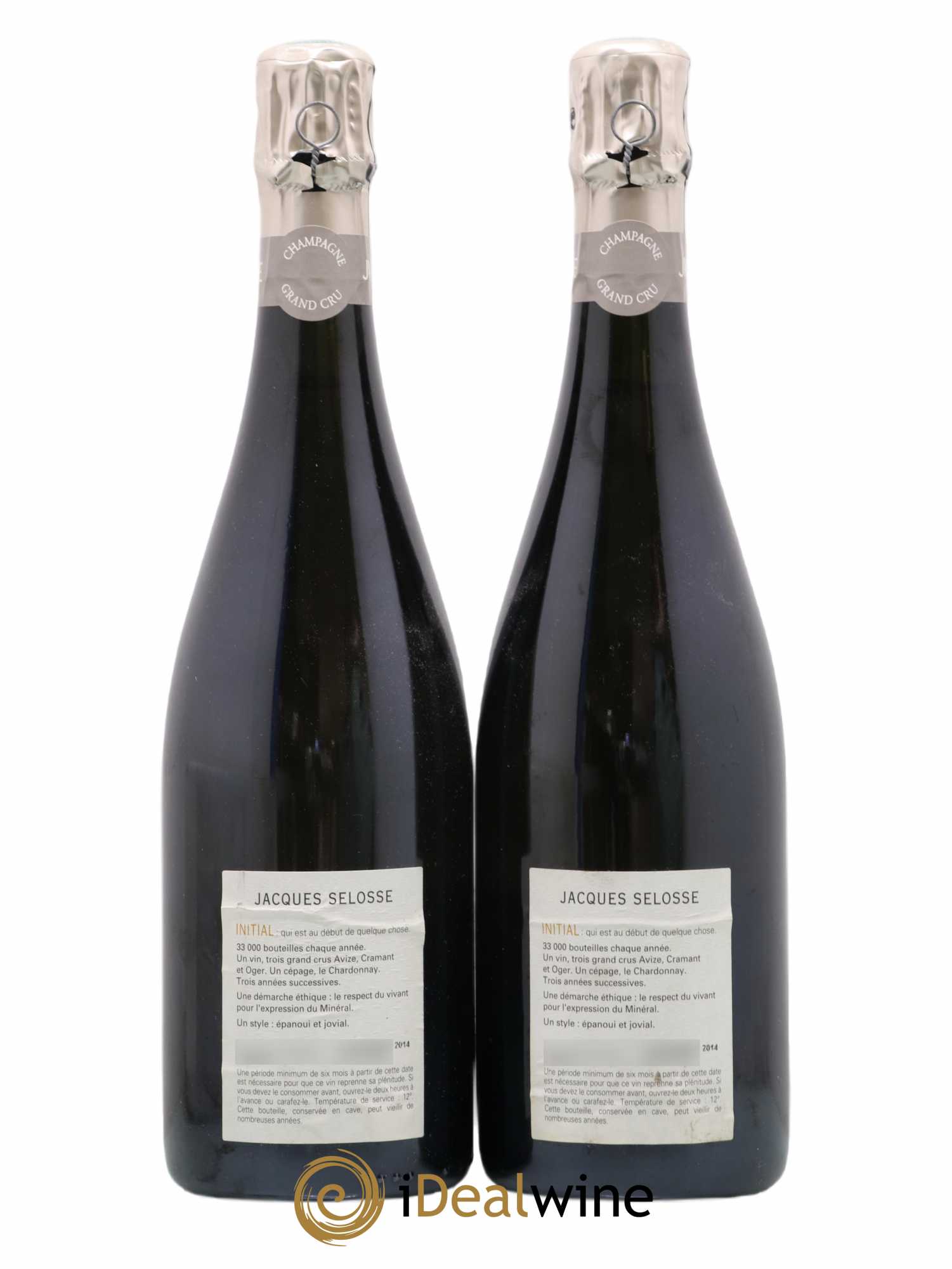 Initial Brut Jacques Selosse - Lot of 2 bottles - 1