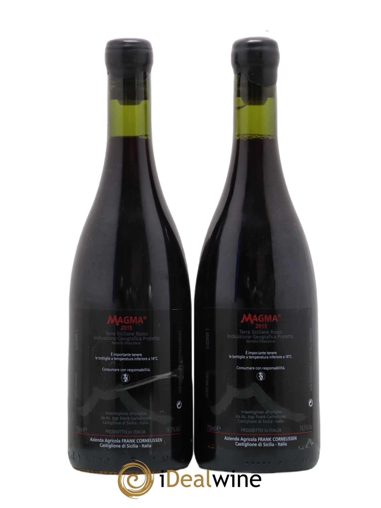 Terre Siciliane IGT Magma Frank Cornelissen 2015 - Lot de 2 bouteilles - 1