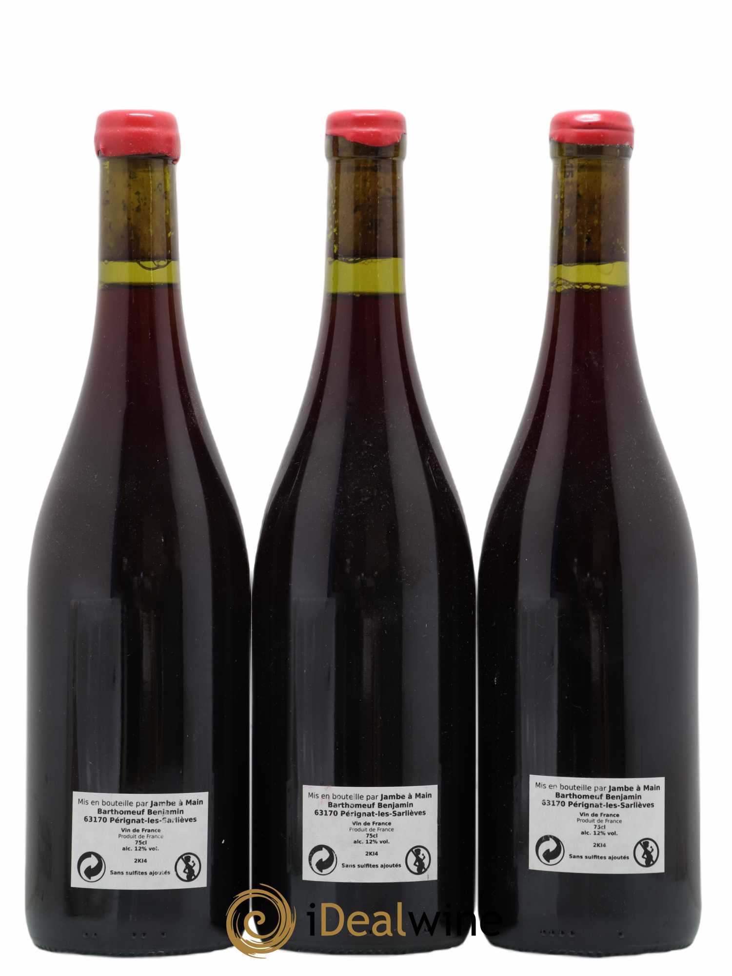 Vin de France Monocycle Benjamin Barthomeuf 2014 - Lot de 3 bouteilles - 1