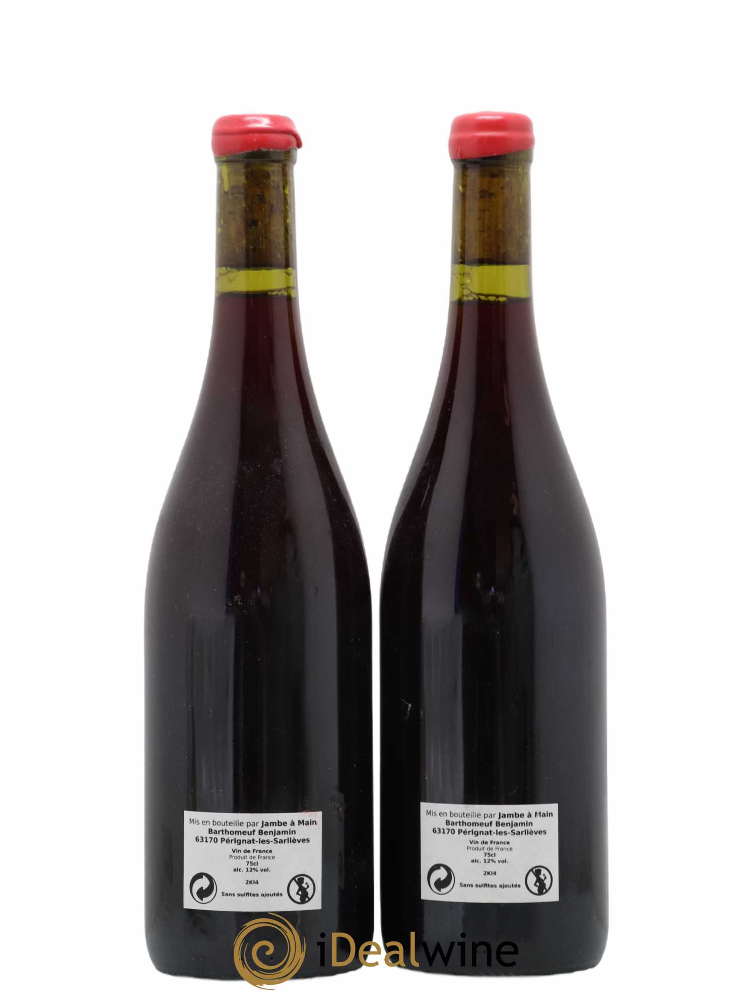 Vin de France Monocycle Benjamin Barthomeuf 2014 - Lot de 2 bouteilles - 1