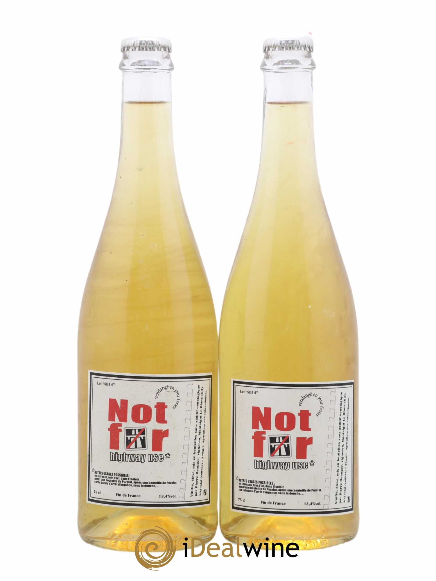 Vin de France Not Fort The Highway Use Pierre Beauger 2014 - Posten von 2 Flaschen - 0
