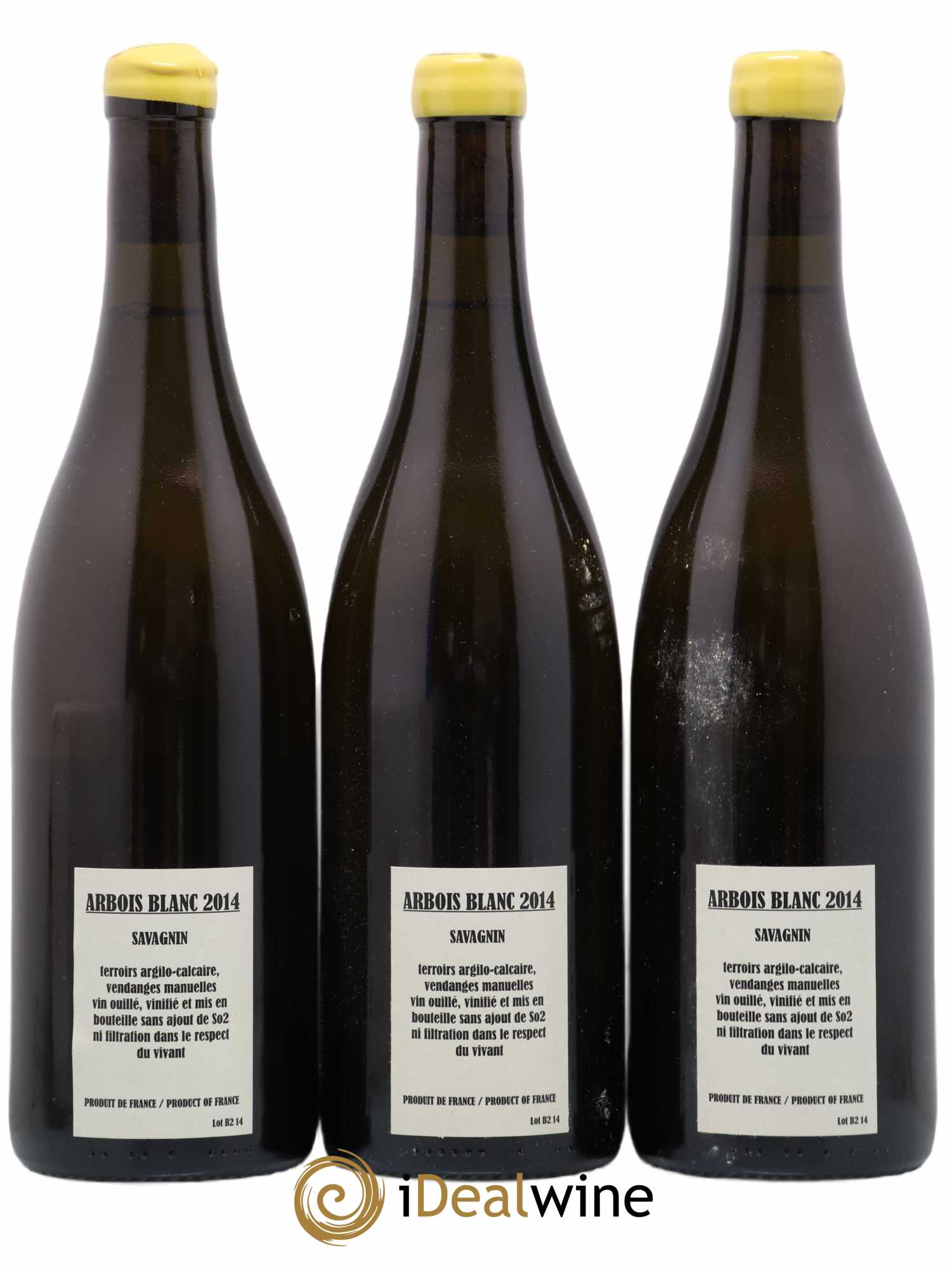 Arbois-Pupillin Savagnin Adeline Houillon & Renaud Bruyère 2014 - Lot de 3 bouteilles - 1