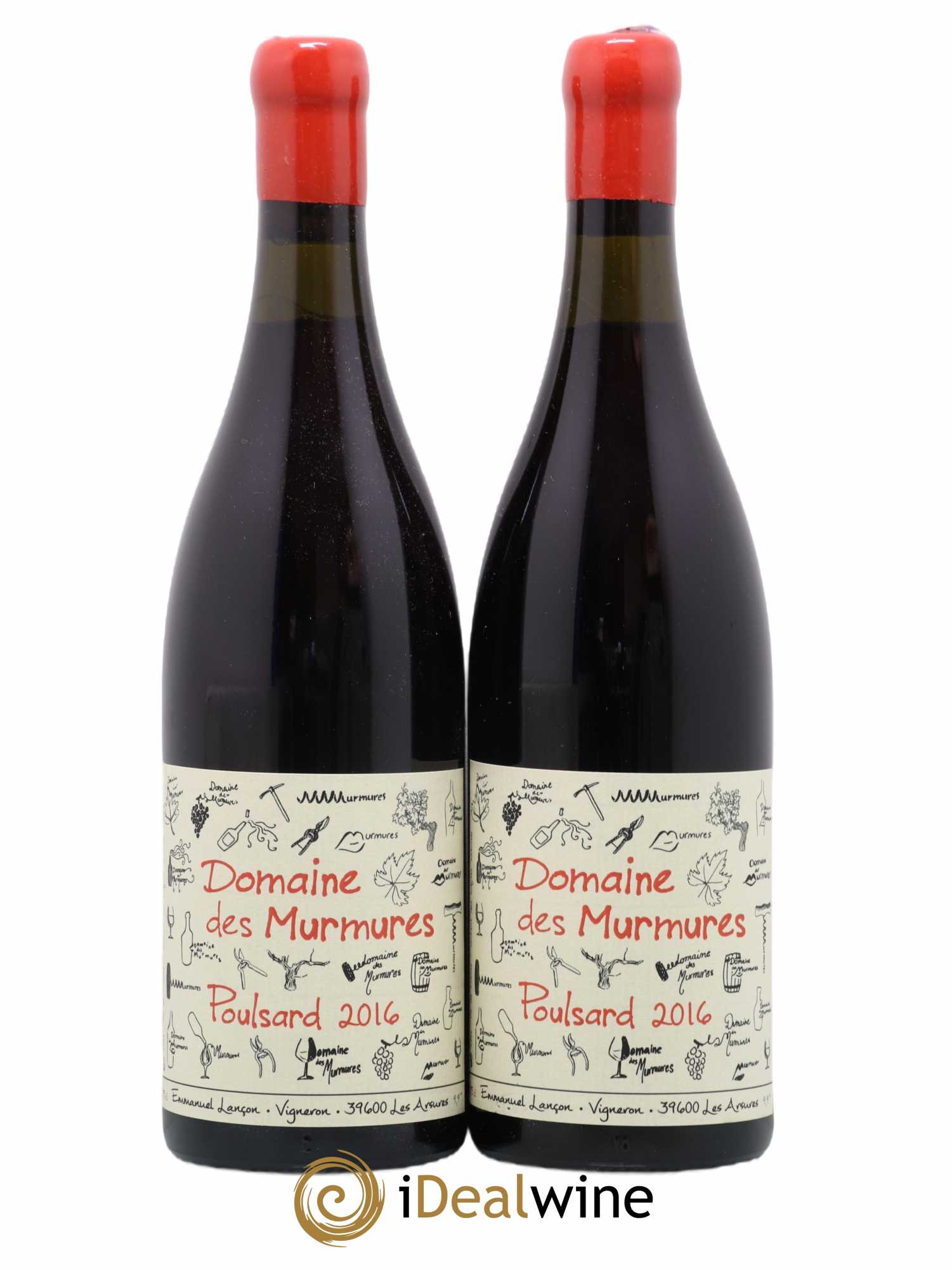 Vin de France Poulsard Murmures (Domaine des) - Emmanuel Lançon 2016 - Lot de 2 bouteilles - 0