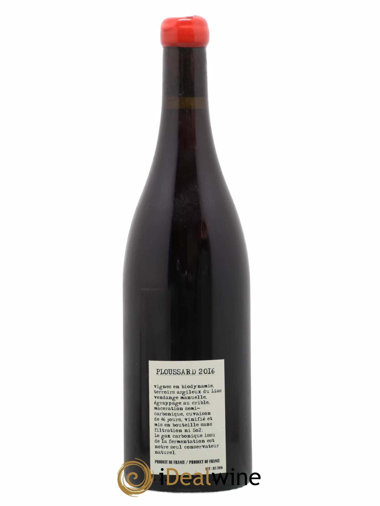 Arbois-Pupillin Ploussard Adeline Houillon & Renaud Bruyère 2016 - Lot de 1 bouteille - 1