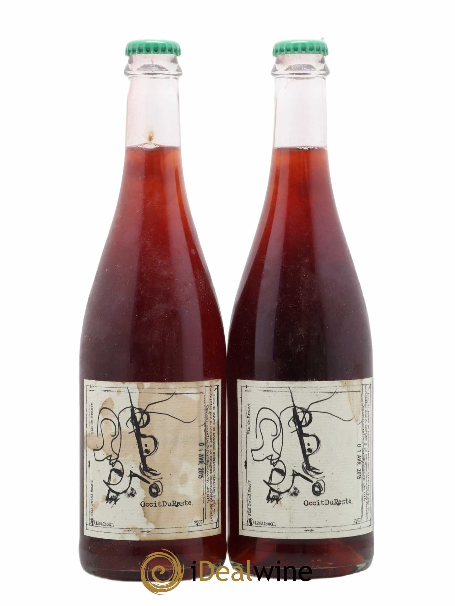 Vin de France Occitdureste Aurelien Lefort 2015 - Lot de 2 bouteilles - 0