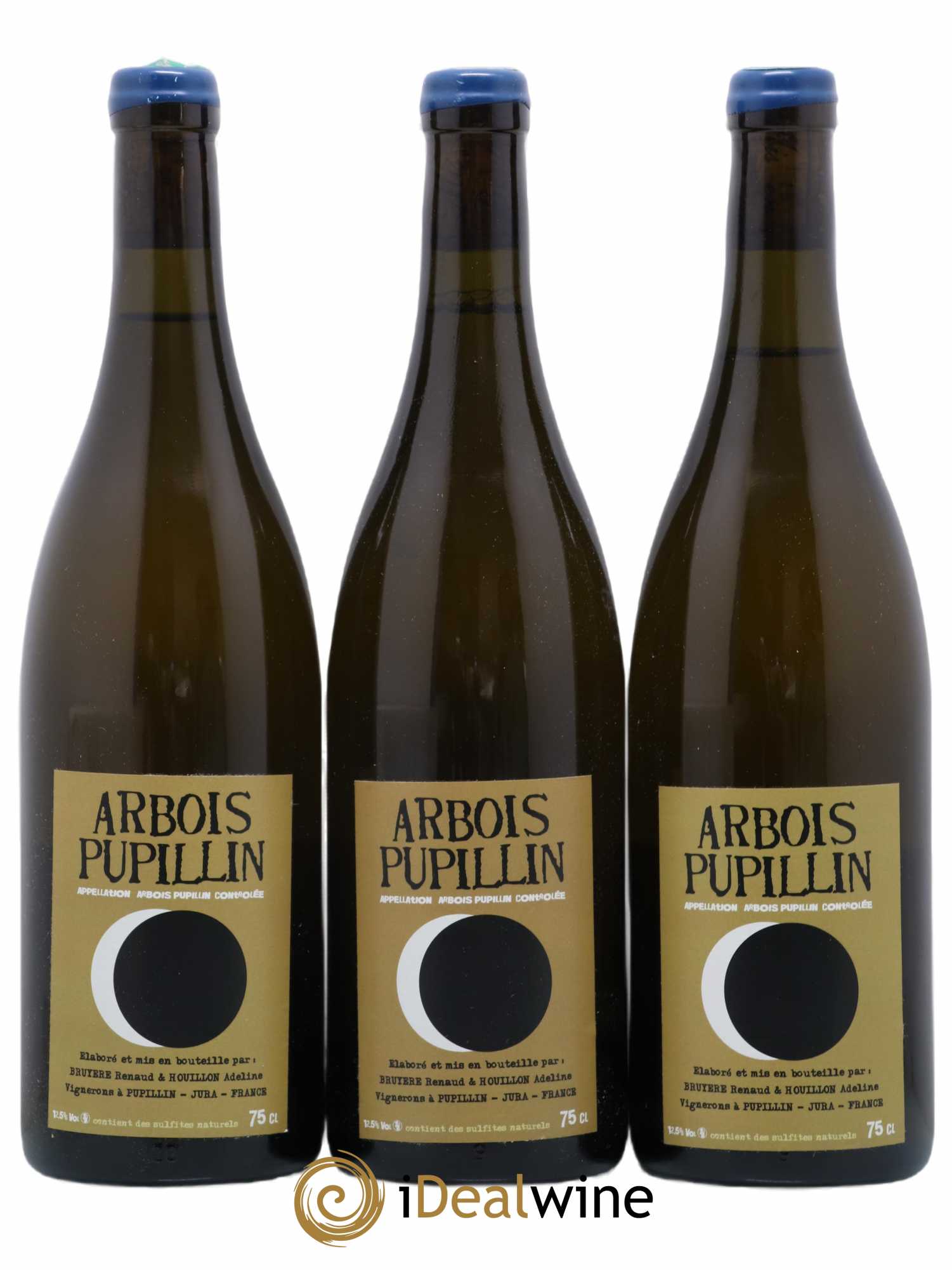 Arbois Pupillin Blanc Houillon Bruyeres 2013 - Posten von 3 Flaschen - 0