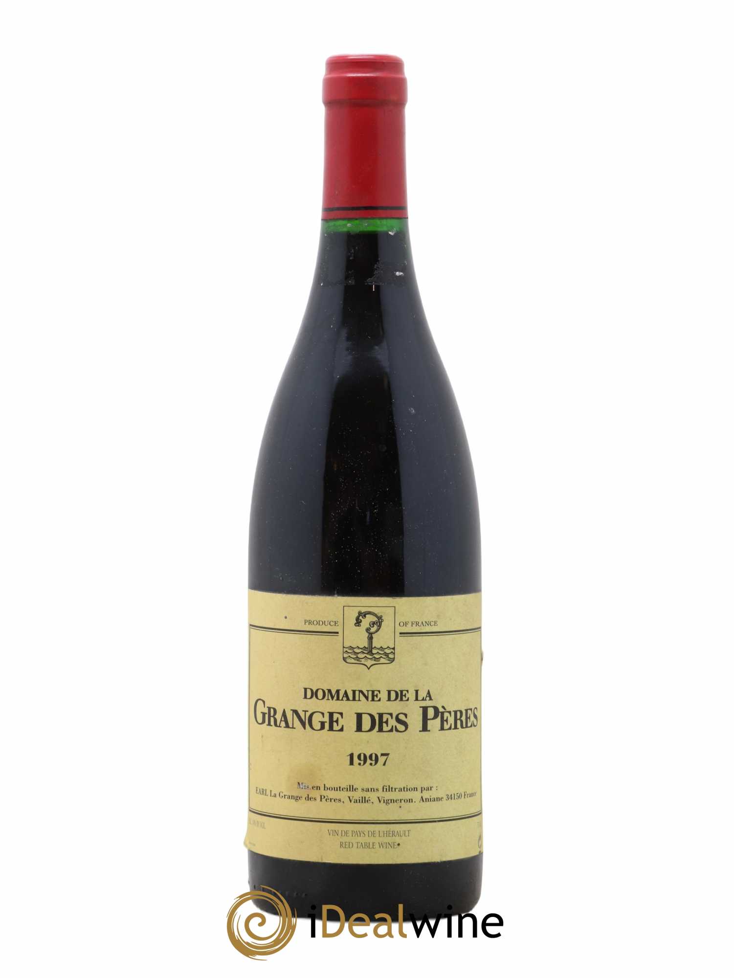 Pays d'Hérault Grange des Pères Laurent Vaillé 1997 - Lot de 1 bouteille - 0