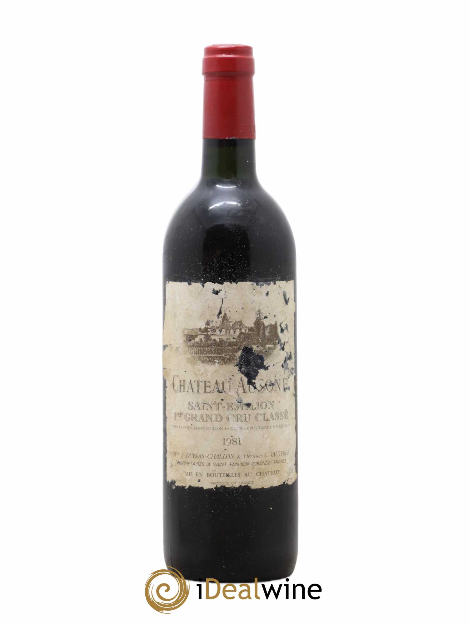 Château Ausone 1er Grand Cru Classé A 1981 - Lot de 1 bouteille - 0
