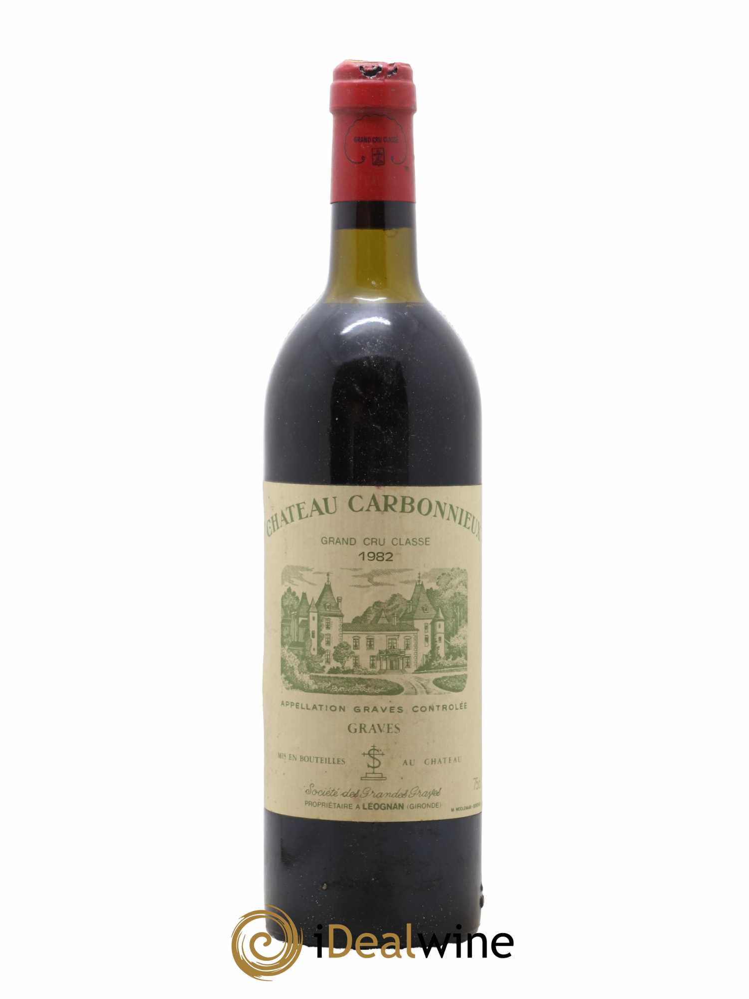 Château Carbonnieux Cru Classé de Graves 1982 - Lot de 1 bouteille - 0