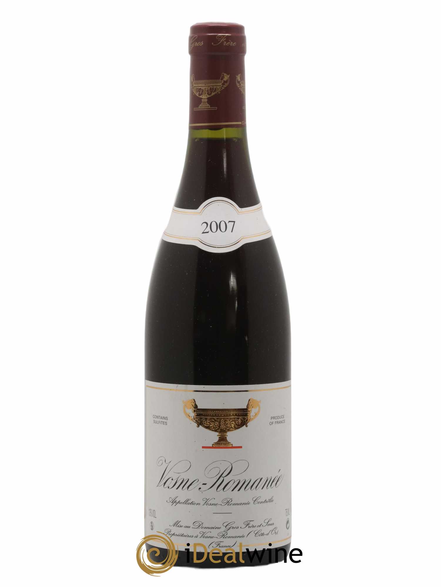 Vosne-Romanée Gros Frère & Soeur 2007 - Lot de 1 bouteille - 0