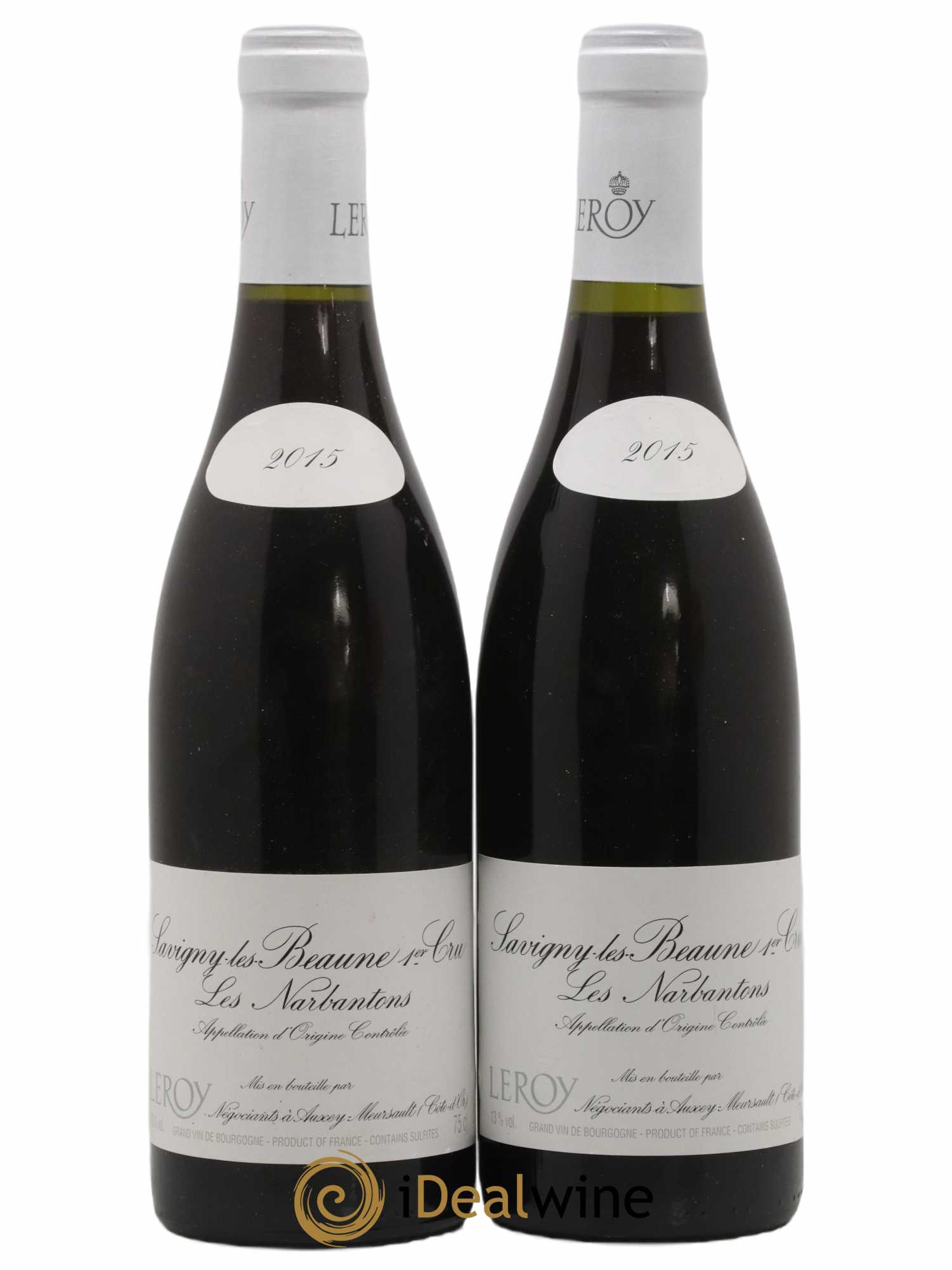 Savigny-lès-Beaune 1er Cru Les Narbantons Leroy SA 2015 - Lot de 2 bouteilles - 0