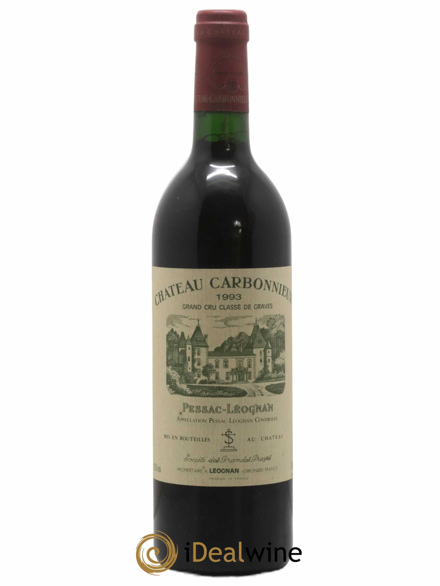 Château Carbonnieux Cru Classé de Graves 1993 - Lot de 1 bouteille - 0
