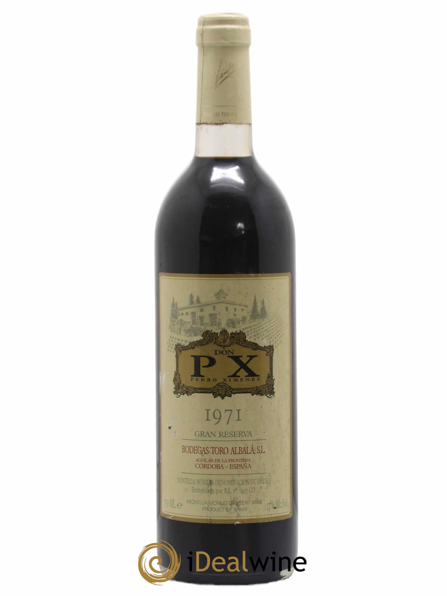 Montilla Moriles Bodegas Toro Albala Don PX Gran Reserva 1971 - Lot de 1 bouteille - 0