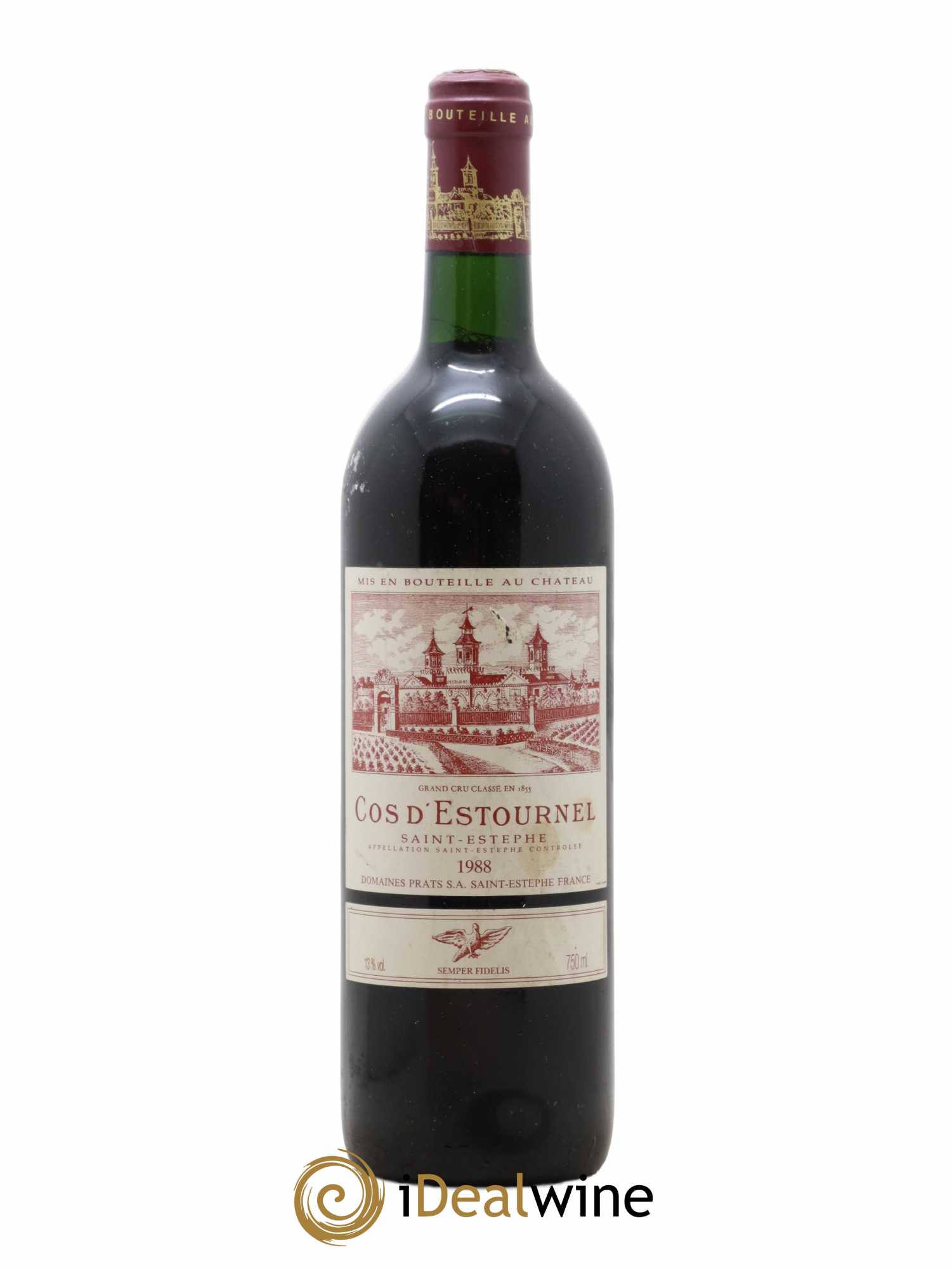 Cos d'Estournel 2ème Grand Cru Classé 1988 - Lot de 1 bouteille - 0