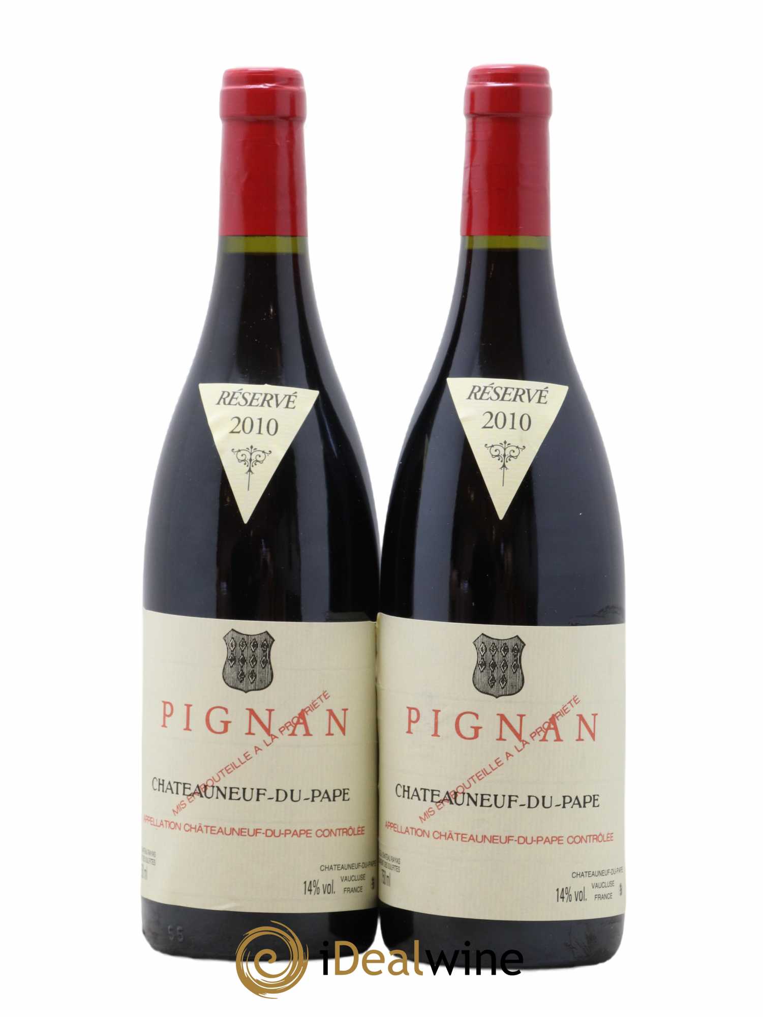 Châteauneuf-du-Pape Pignan Emmanuel Reynaud 2010 - Lot de 2 bouteilles - 0