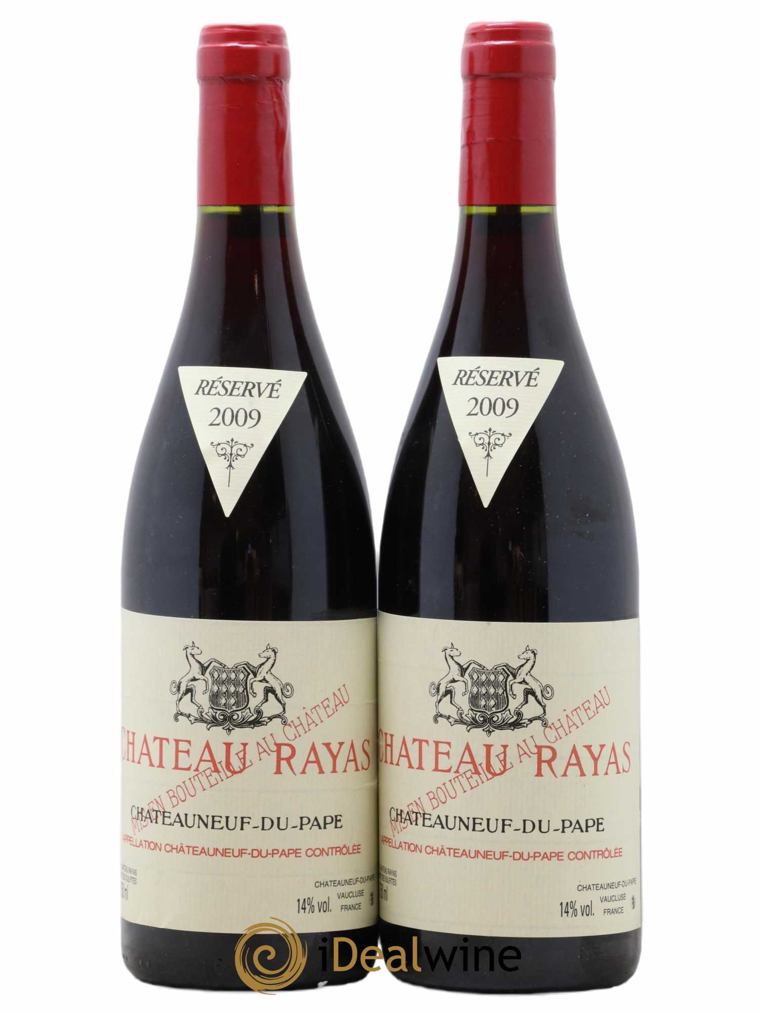 Châteauneuf-du-Pape Château Rayas Emmanuel Reynaud 2009 - Lot of 2 bottles - 0
