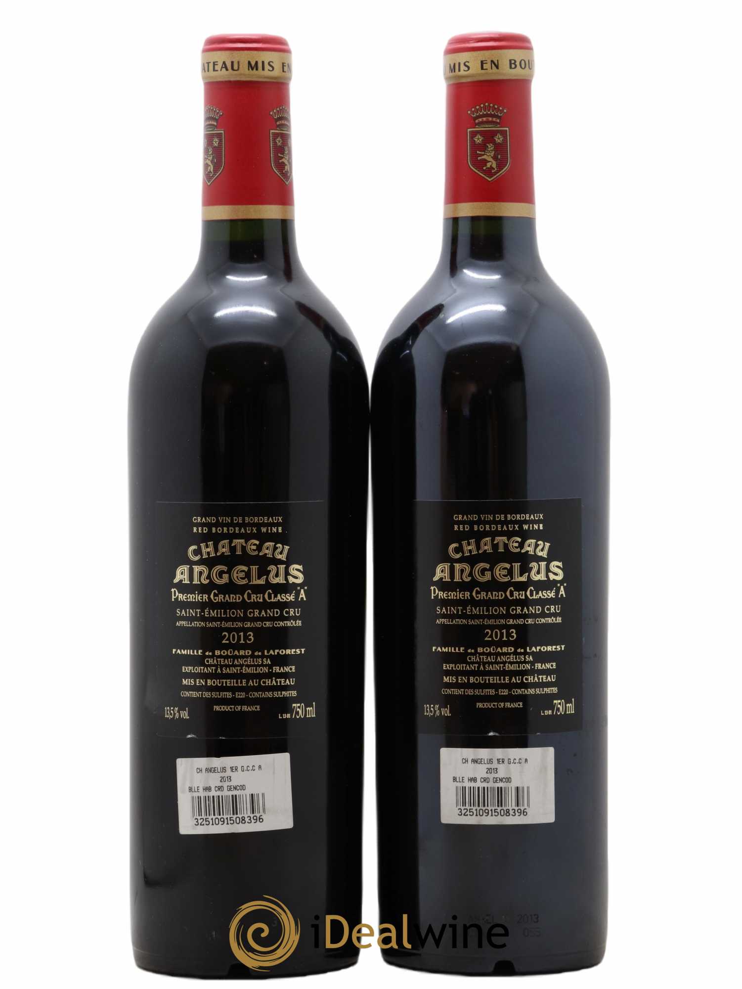 Château Angélus 1er Grand Cru Classé A 2013 - Lot de 2 bouteilles - 2