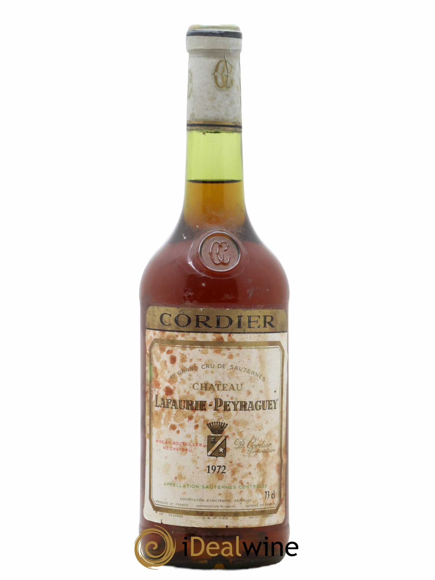 Château Lafaurie-Peyraguey 1er Grand Cru Classé 1972 - Lotto di 1 bottiglia - 0