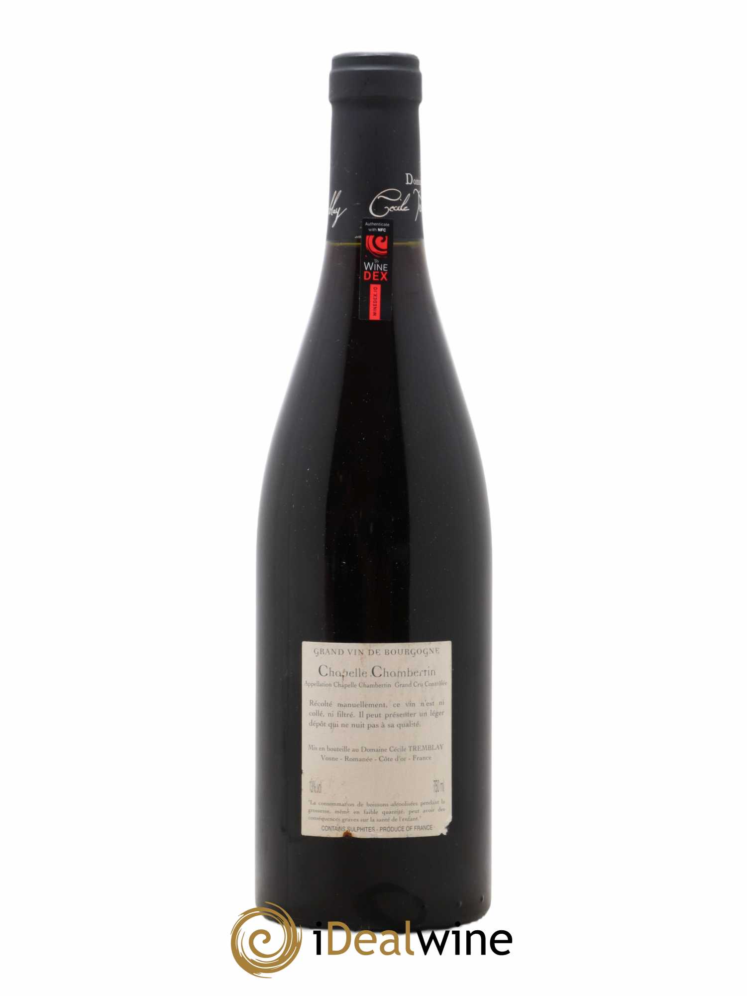 Chapelle-Chambertin Grand Cru Cécile Tremblay 2009 - Lot de 1 bouteille - 1