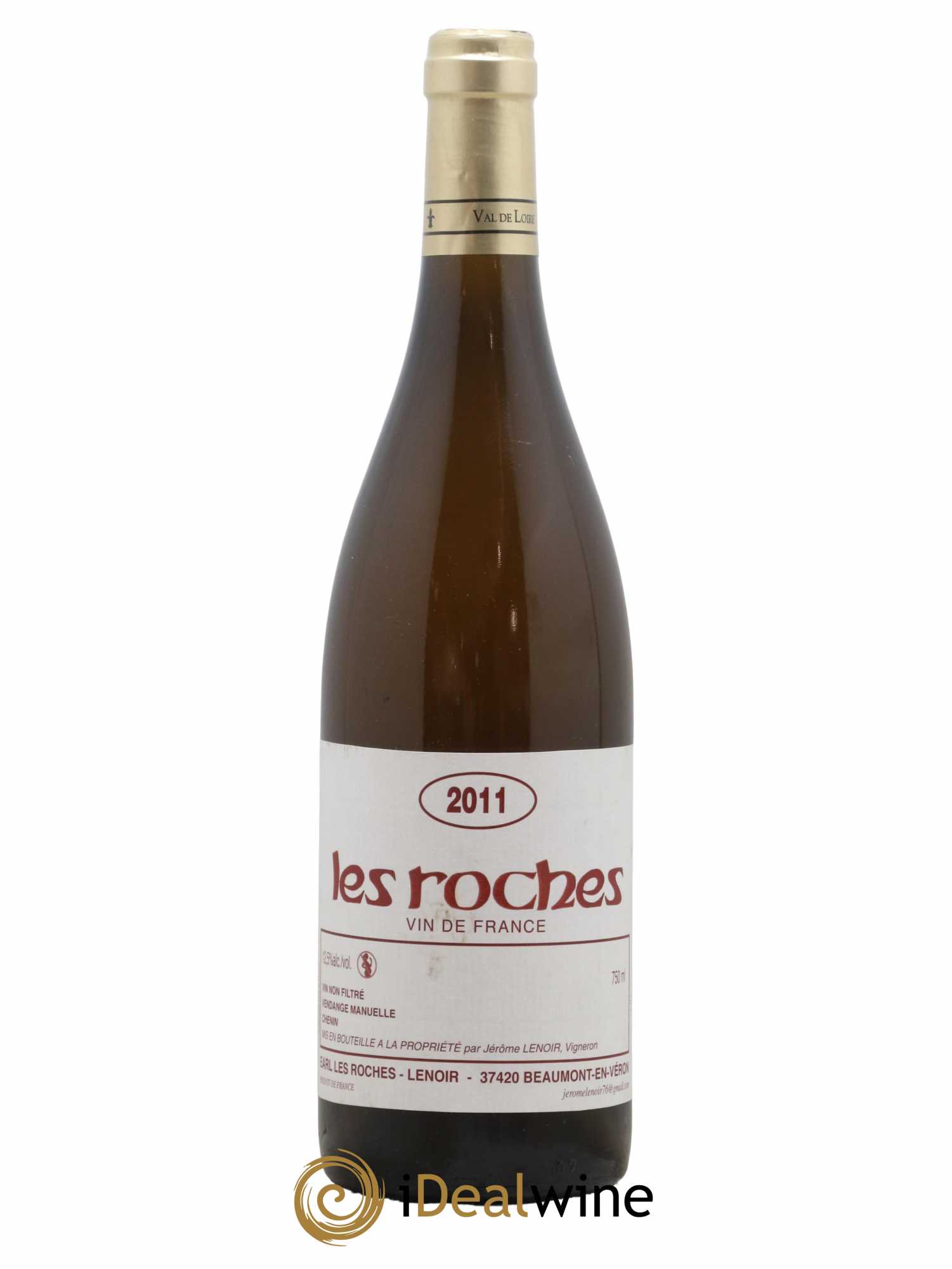 Vin de France Les Roches Lenoir (Domaine) 2011 - Lot de 1 bouteille - 0