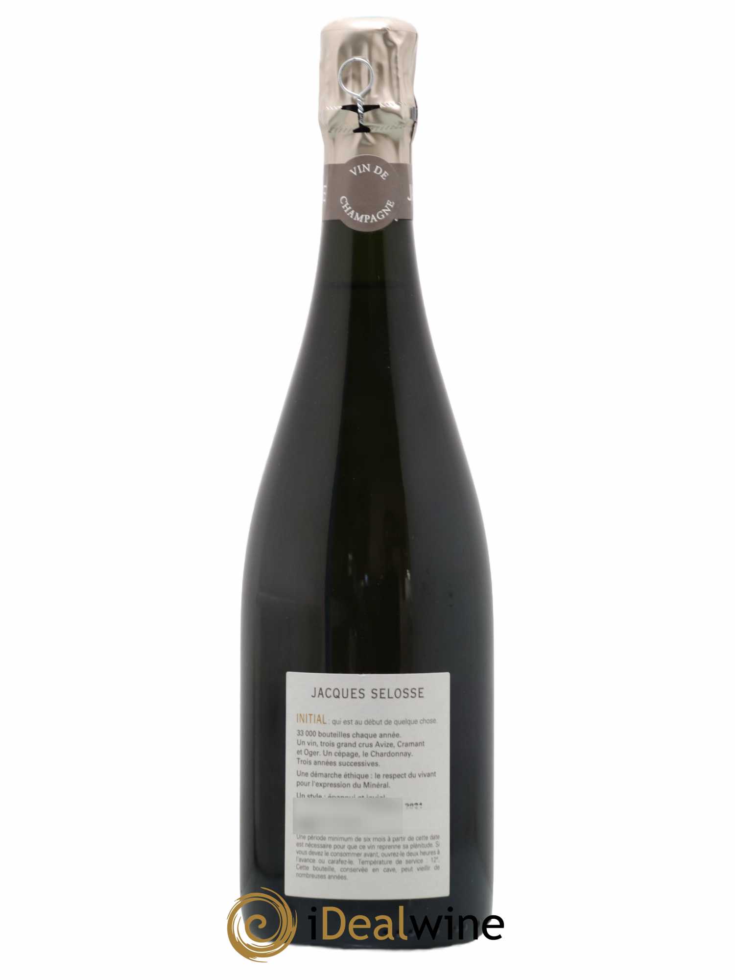 Initial Brut Jacques Selosse - Lot de 1 bouteille - 1