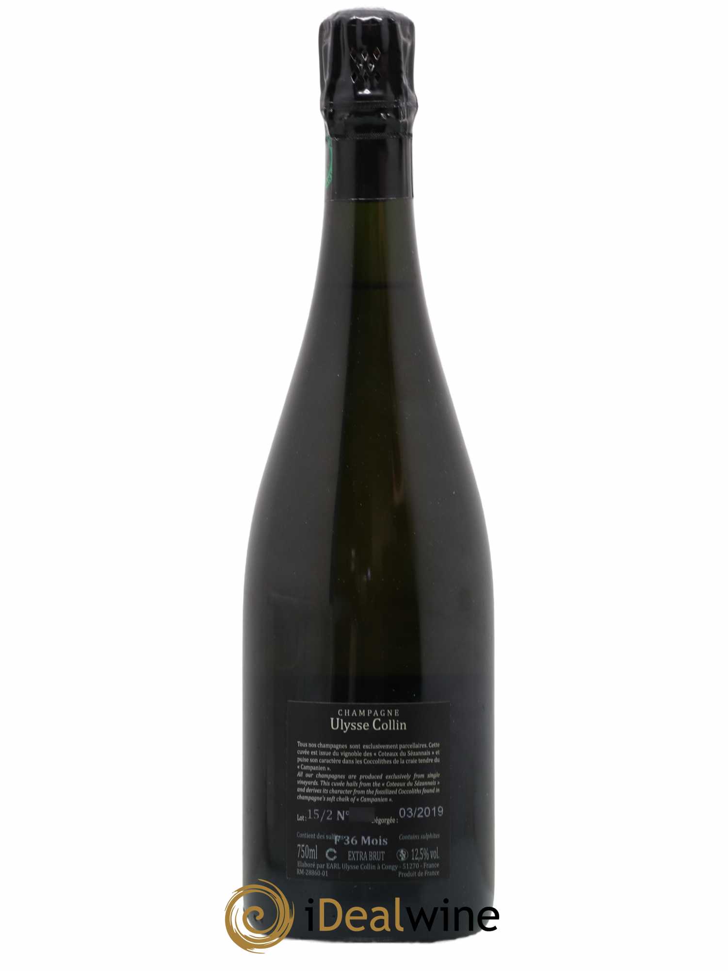Les Maillons Blanc de Noirs Extra-Brut Ulysse Collin - Lot de 1 bouteille - 1