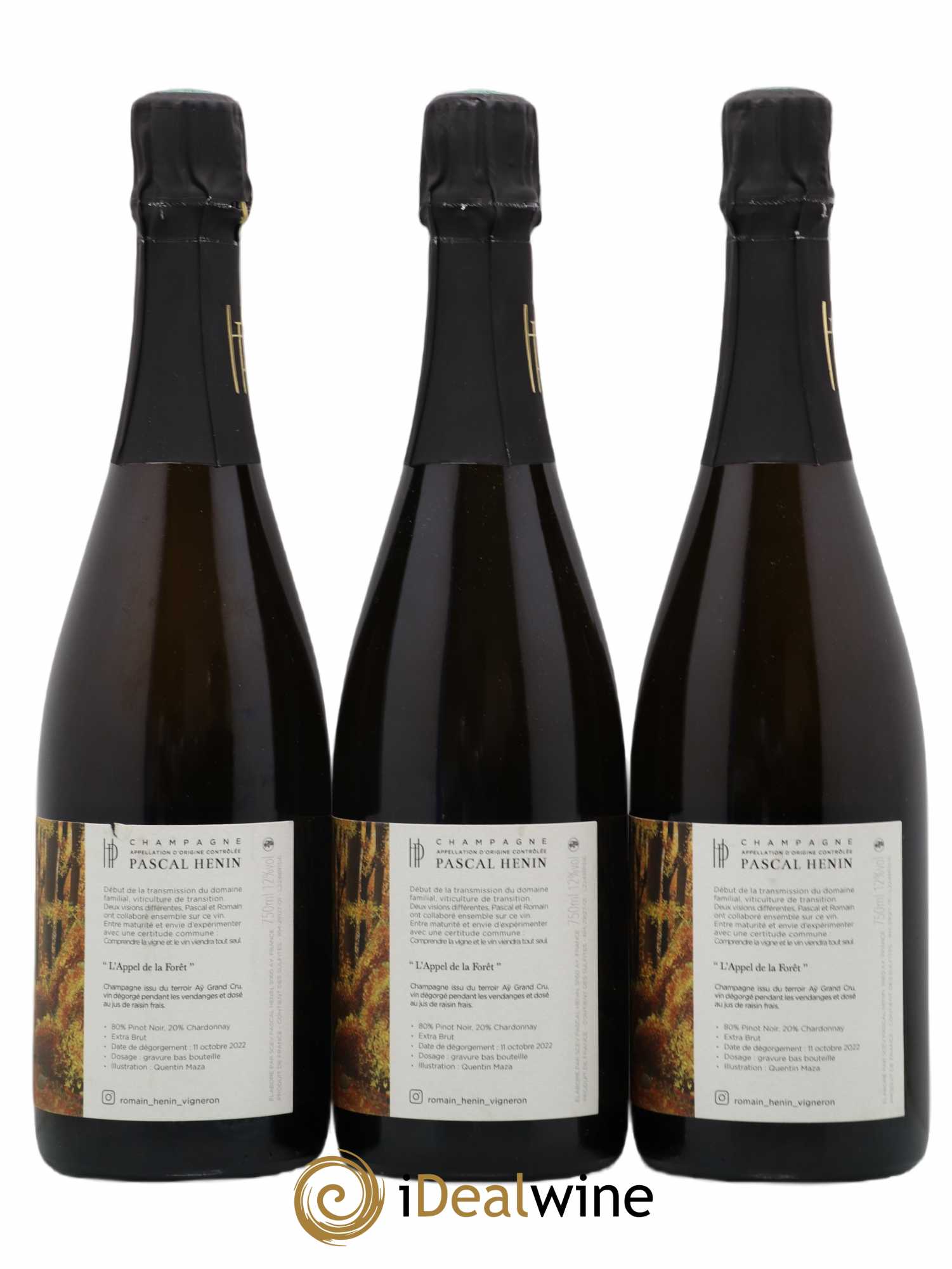 L'Appel de la Fôret Romain Henin - Lot de 3 bouteilles - 1