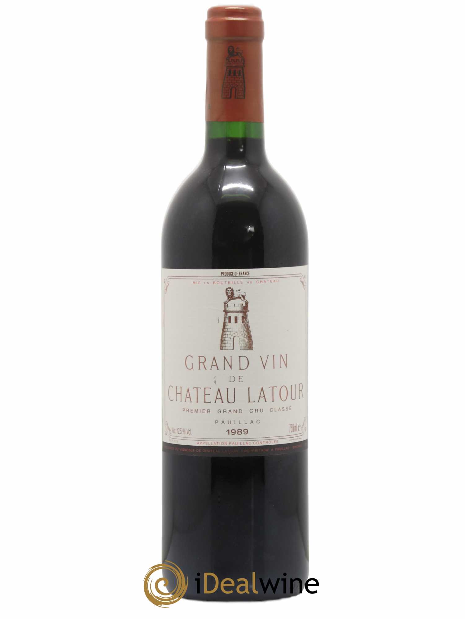 Château Latour 1er Grand Cru Classé 1989 - Lot de 1 bouteille - 0