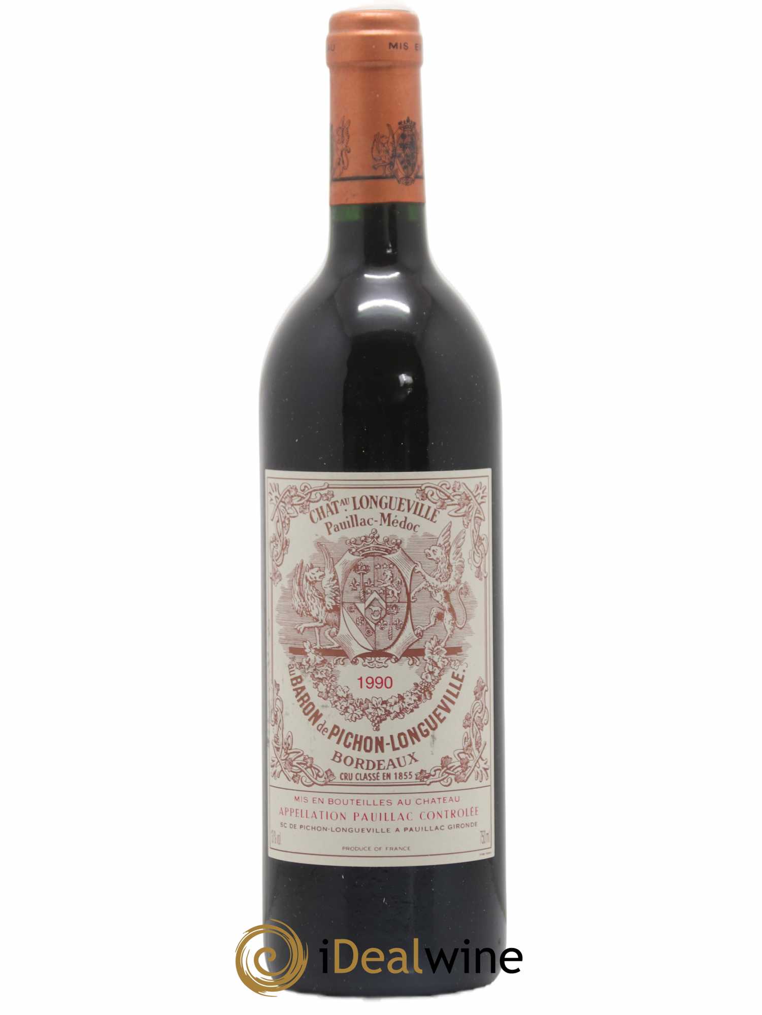 Pichon Longueville Baron 2ème Grand Cru Classé 1990 - Lot de 1 bouteille - 0