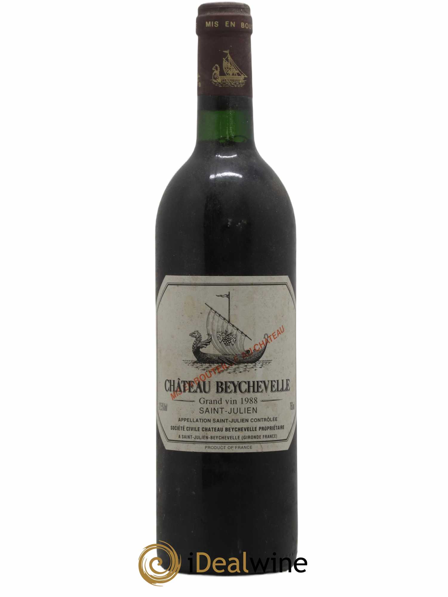 Château Beychevelle 4ème Grand Cru Classé 1988 - Lot de 1 bouteille - 0