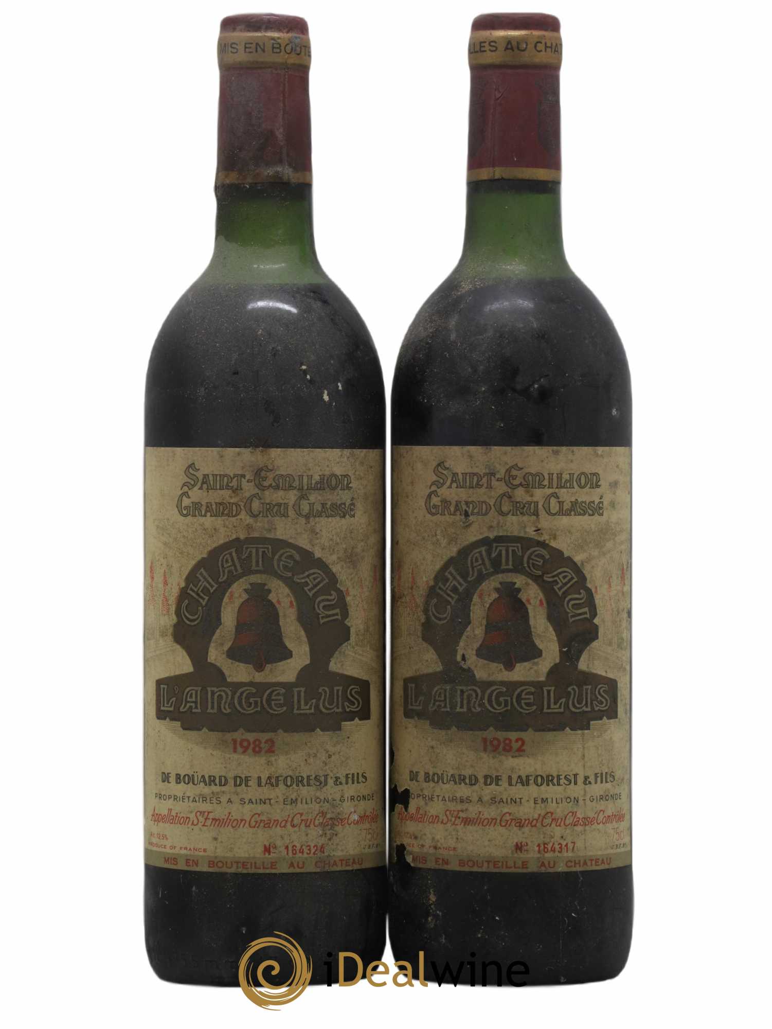 Château Angélus 1er Grand Cru Classé A 1982 - Lot de 2 bouteilles - 0