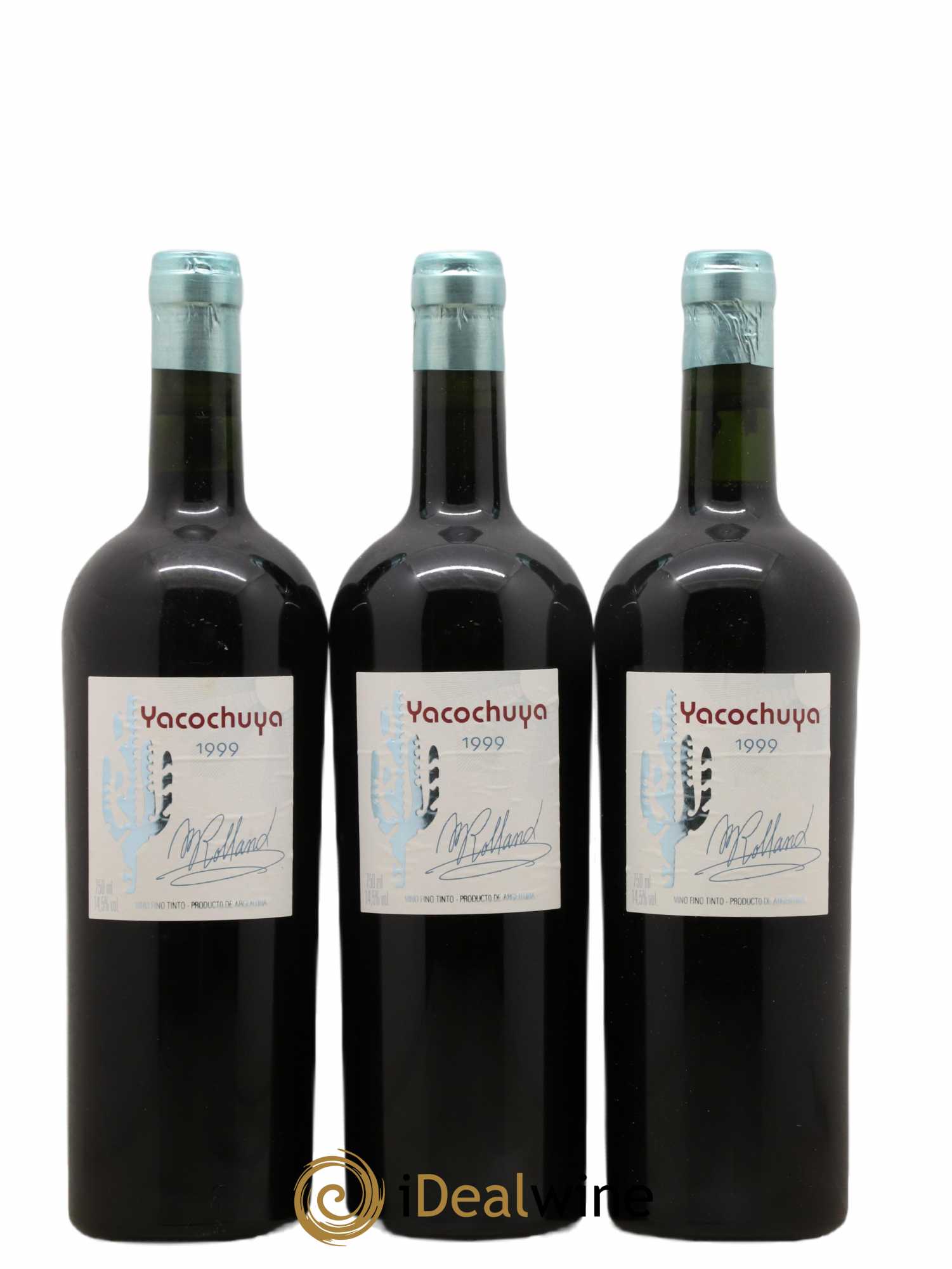 Vins Etrangers Argentine Cafayate Bodega San Pedro de Yacochuya Michel Rolland 1999 - Posten von 3 Flaschen - 0