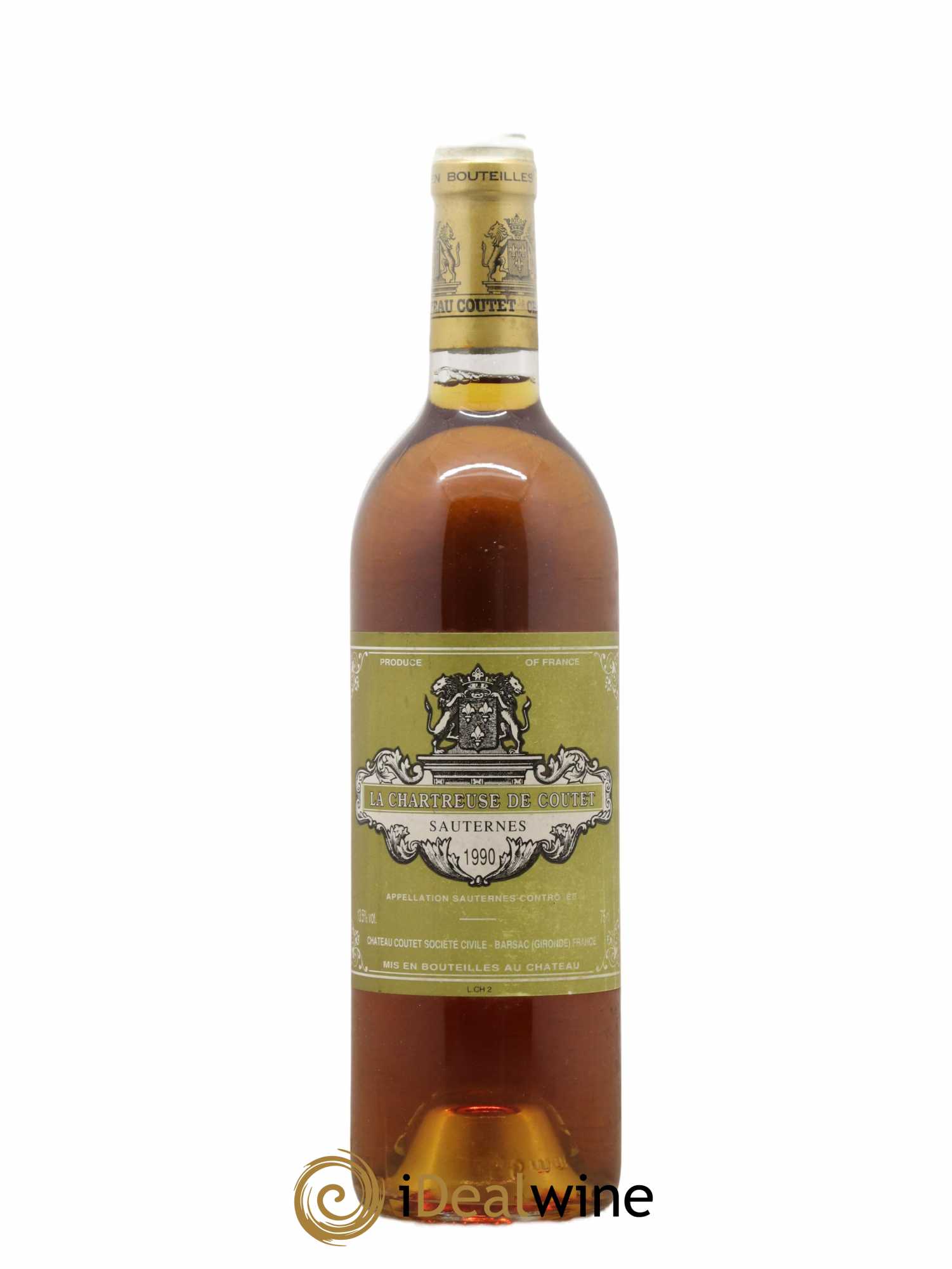 Château La Chartreuse de Coutet 1990 - Lot de 1 bouteille - 0