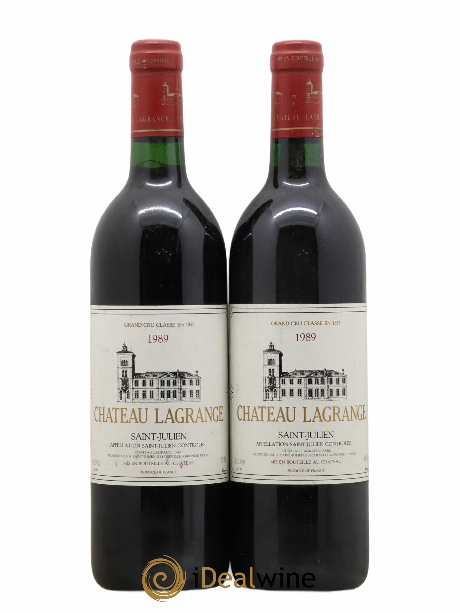 Château Lagrange 3ème Grand Cru Classé 1989 - Lot de 2 bouteilles - 0