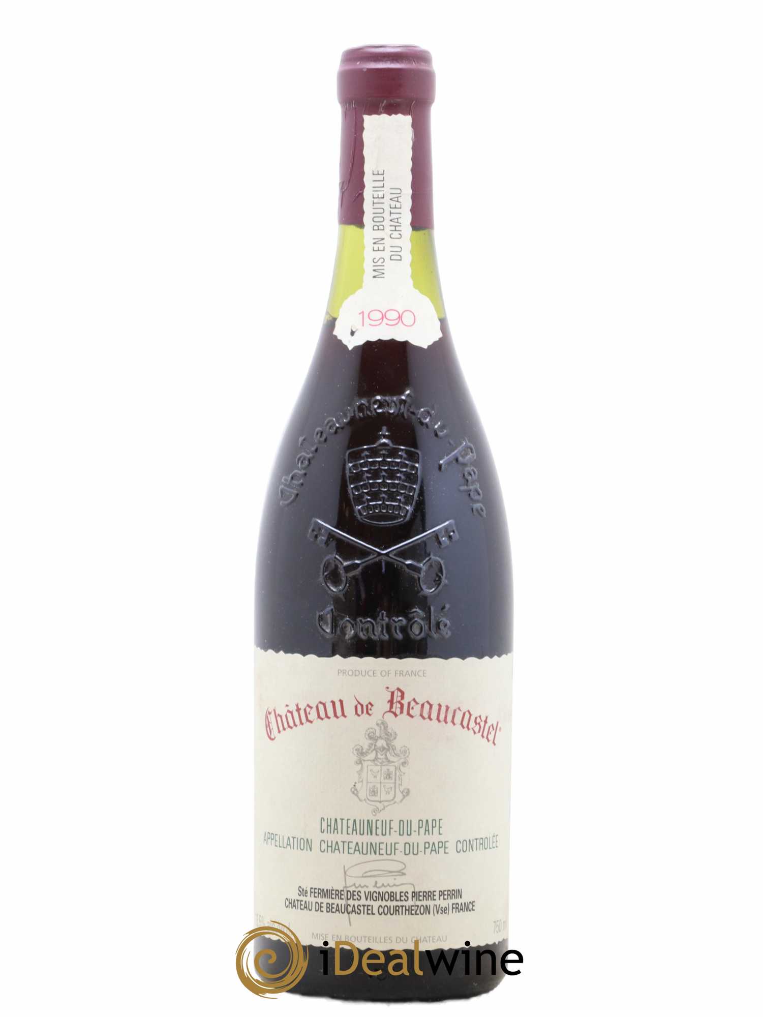 Châteauneuf-du-Pape Château de Beaucastel Famille Perrin 1990 - Lot de 1 bouteille - 0