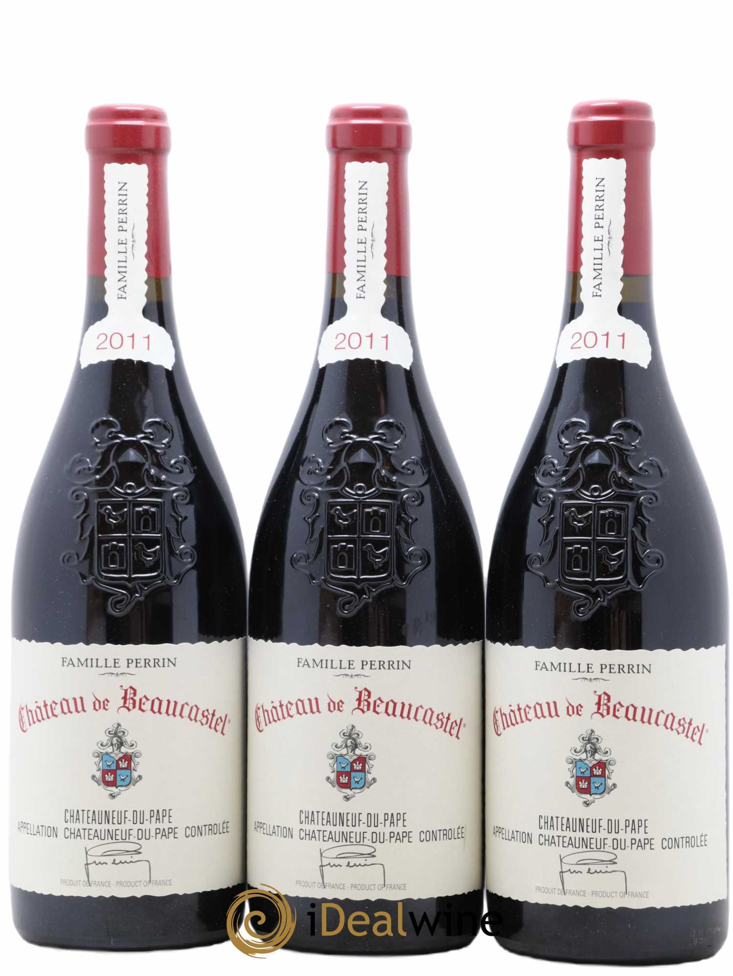 Châteauneuf-du-Pape Château de Beaucastel Famille Perrin 2011 - Lot de 6 bouteilles - 1